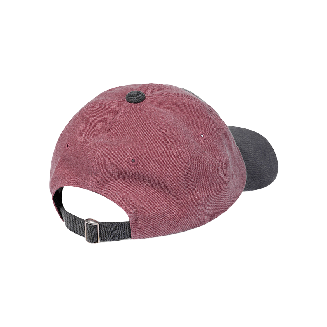 캑터스도넛마켓 머쉬룸 패치 투톤 볼캡 다크 핑크/차콜(Cactusdonutmarket Mushroom Patch Two Tone Ball Cap - Dark Pink/Charcoal) - 3
