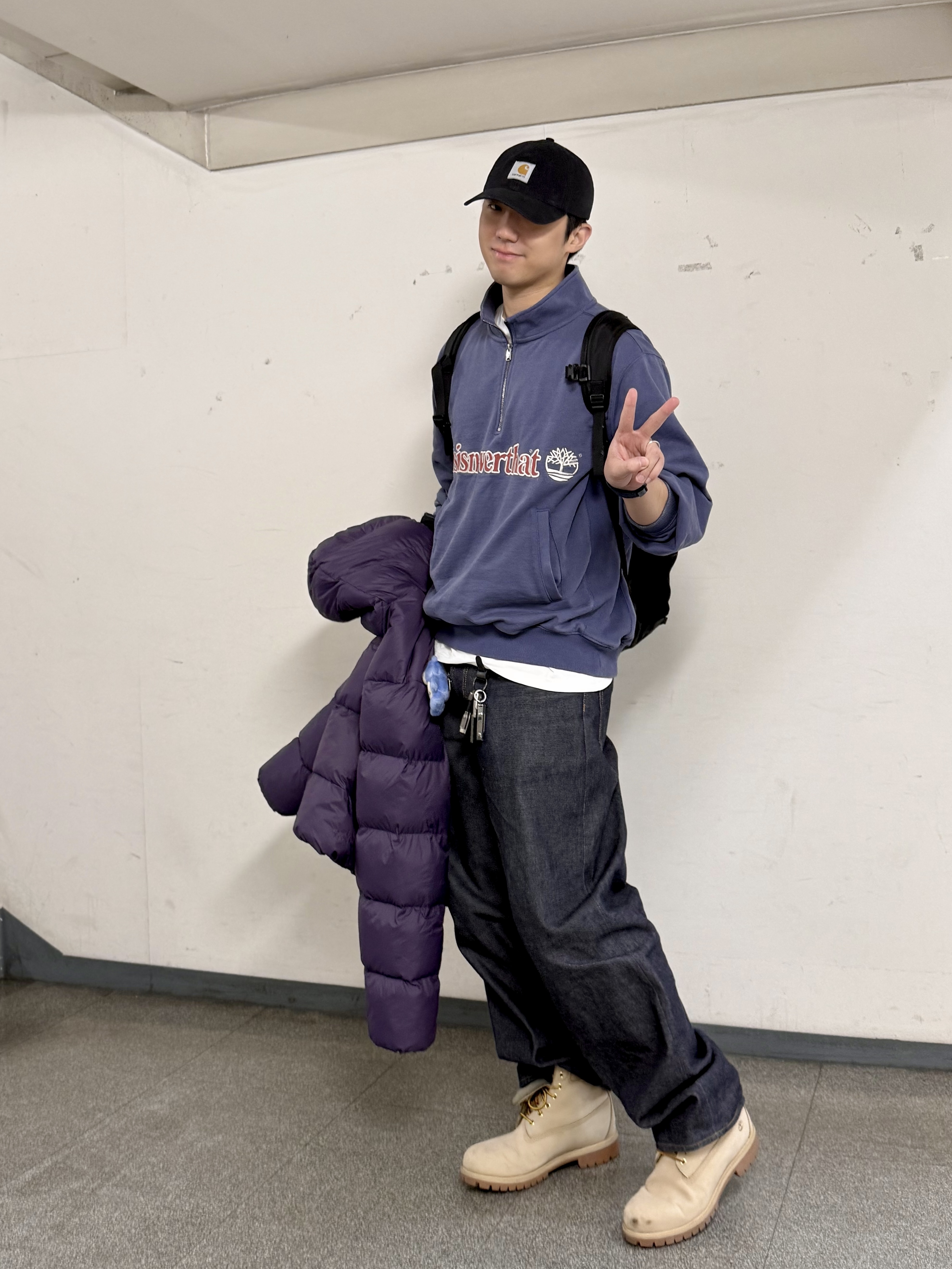 Supreme Rigid Baggy Selvedge Jean Rigid Indigo - 24FW, Nike ACG Therma-Fit ADV Lunar Lake Loose Hooded Jacket Dark Raisin Black - Asia 착용 스타일