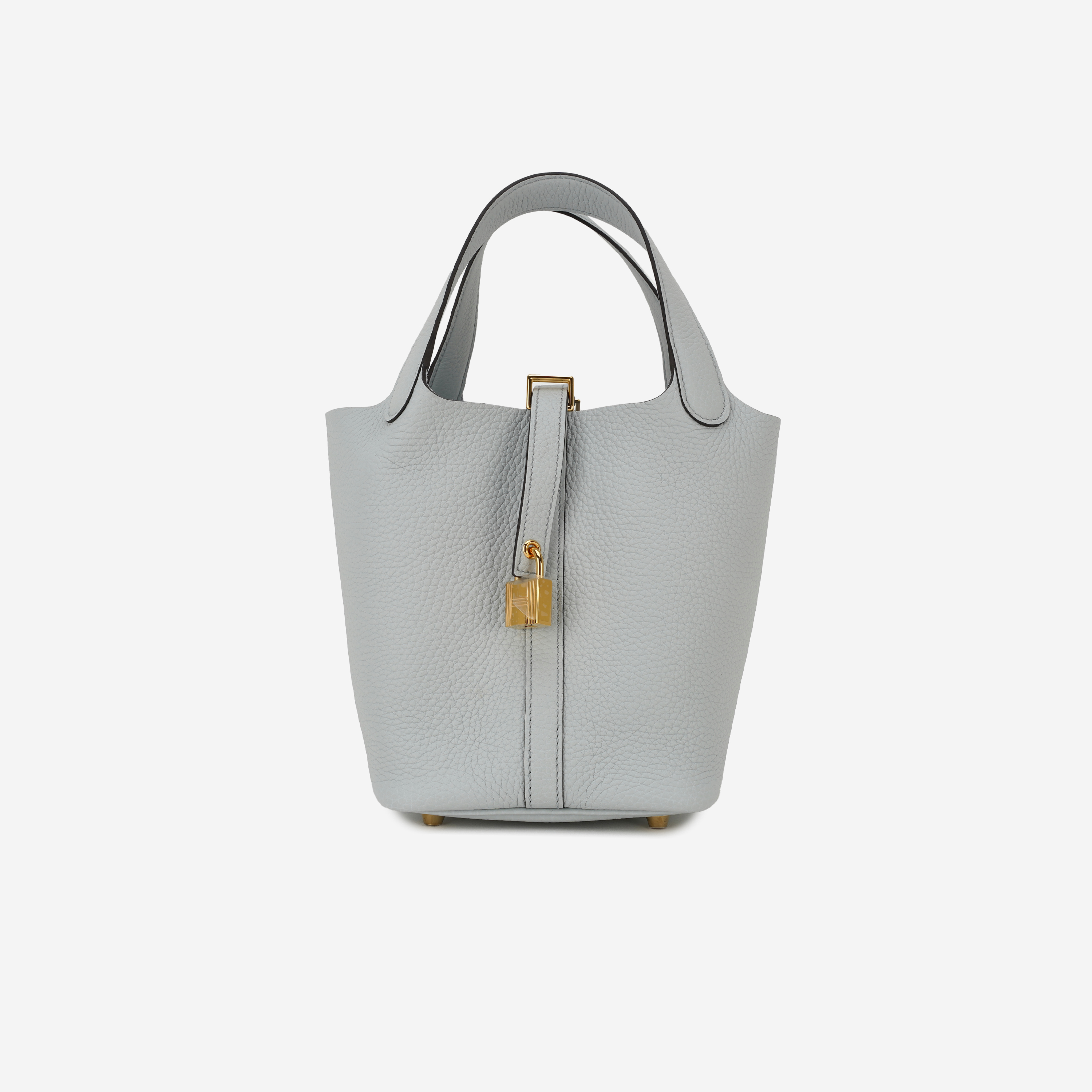 Hermes Picotin Lock 18 Bag Clemence & Gold Bleu Pale
