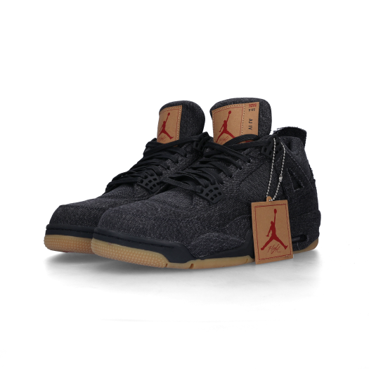 Jordan 4 x Levi's Retro Black Denim (Levi's Tag)