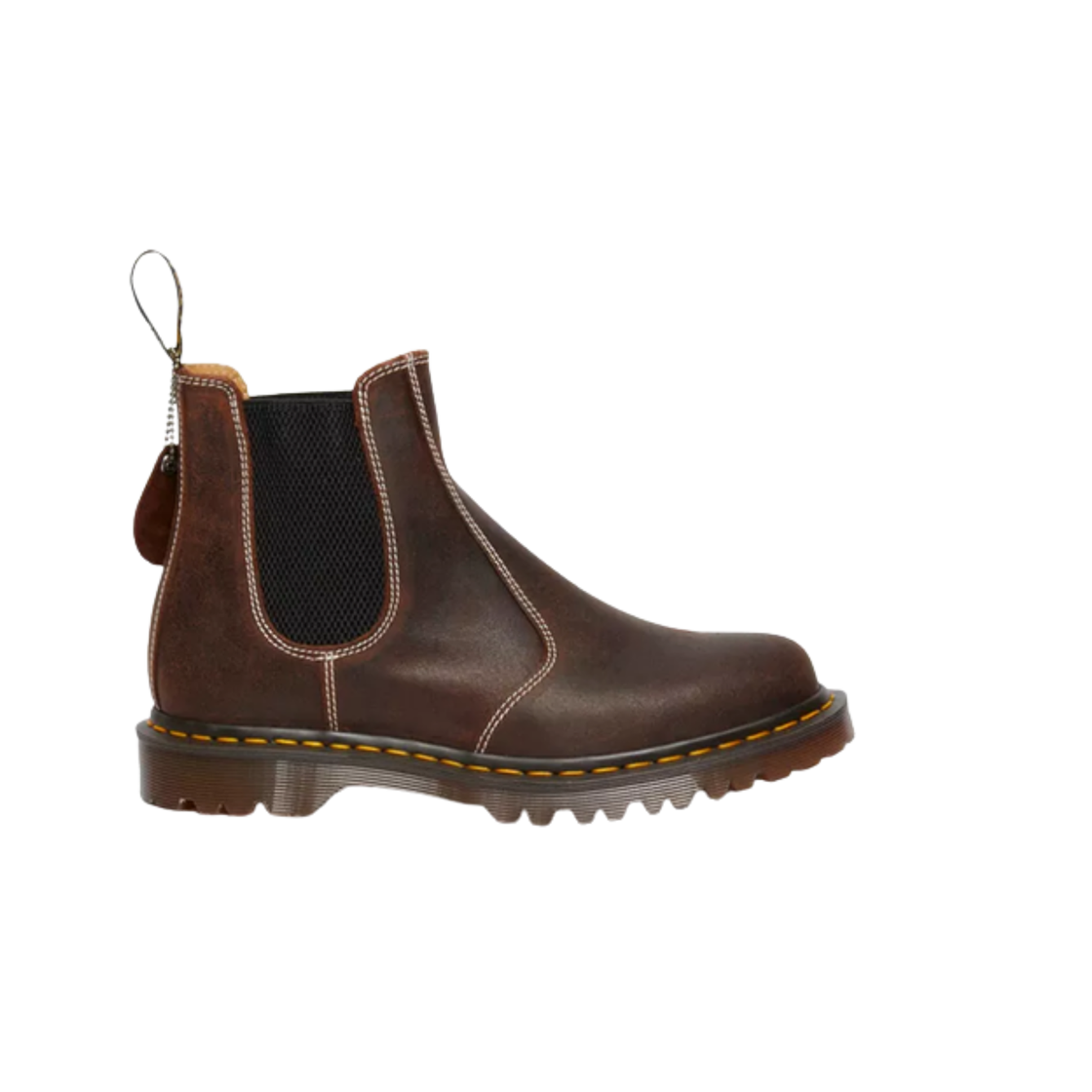 (W) 닥터마틴 2976 메이드 인 잉글랜드 왁스 커맨더 첼시 부츠 브라운((W) Dr. Martens 2976 Made in England Wax Commander Chelsea Boots Brown) - 1