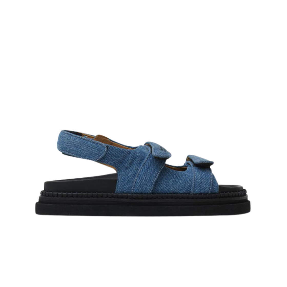 (W) 이자벨 마랑 매디 캔버스 샌들 라이트 블루 - 24FW((W) Isabel Marant Madee Canvas Sandals Light Blue - 24FW)