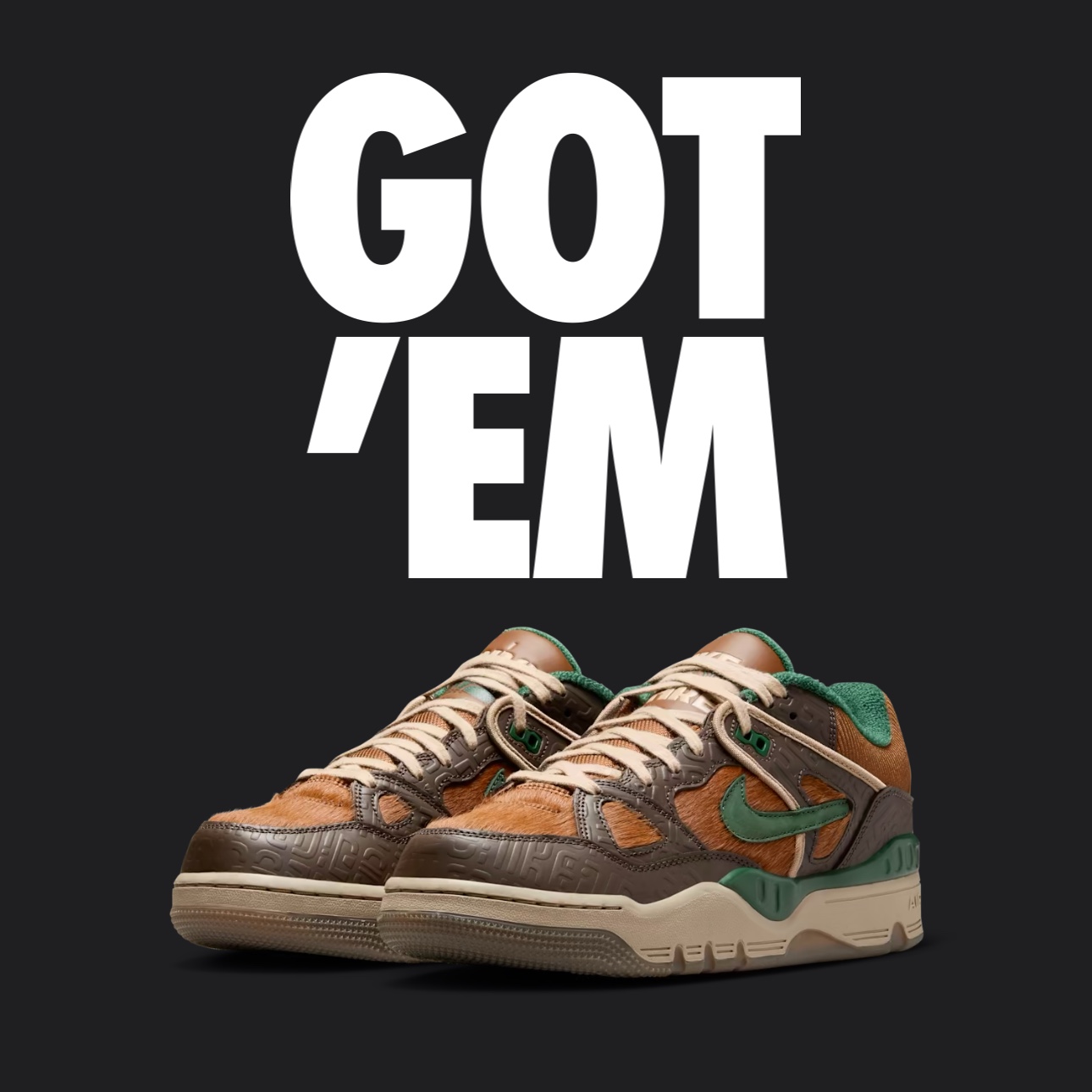 Nike x Nigo Air Force 3 Low SP Baroque Brown and Pecan 착용 스타일
