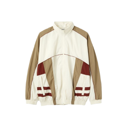 24FW02 DNSR Nylon Track Zip-Up Jacket Beige