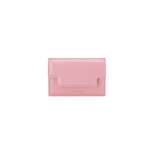 1150005 FINDKAPOOR Marty Card Wallet Crinkled Pink