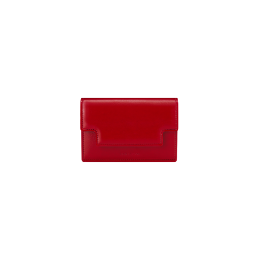 1150006 FINDKAPOOR Marty Card Wallet Crinkled Red