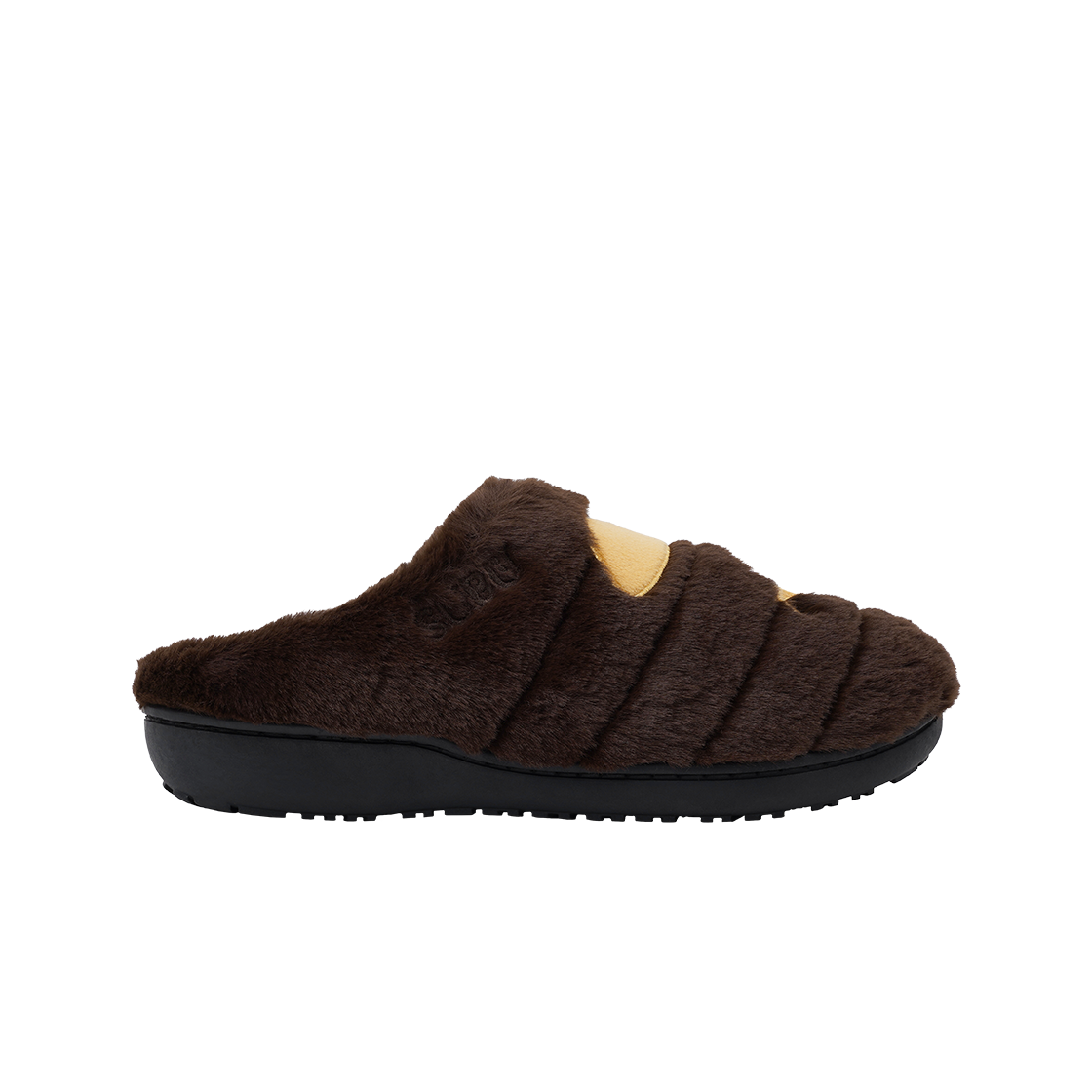 스부 x 베이프 에이프 헤드 퍼퍼 샌들 브라운(Subu x BAPE Ape Head Puffer Sandals Brown)