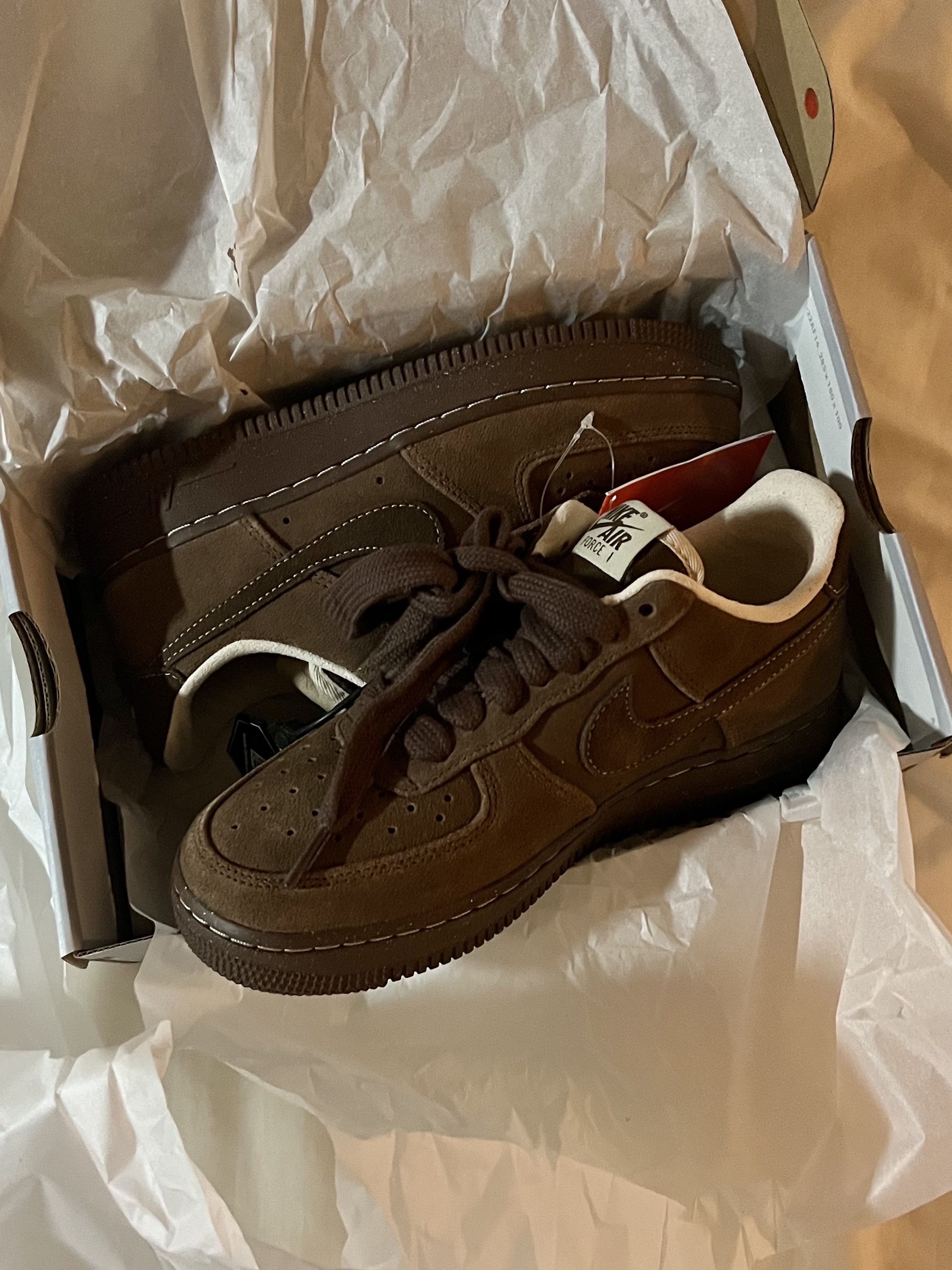 (W) Nike Air Force 1 '07 Cacao Wow 착용 스타일