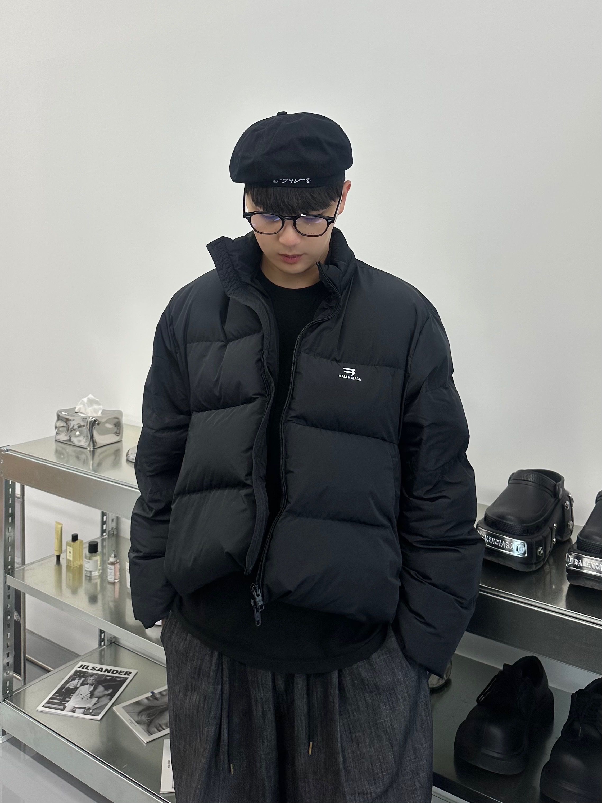 Balenciaga Steroid Derby Black 착용 스타일 - 1