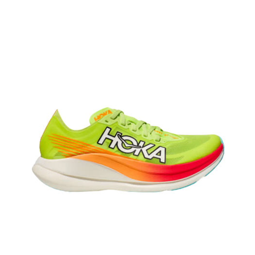 Hoka Rocket X 2 Lettuce Solar Flare