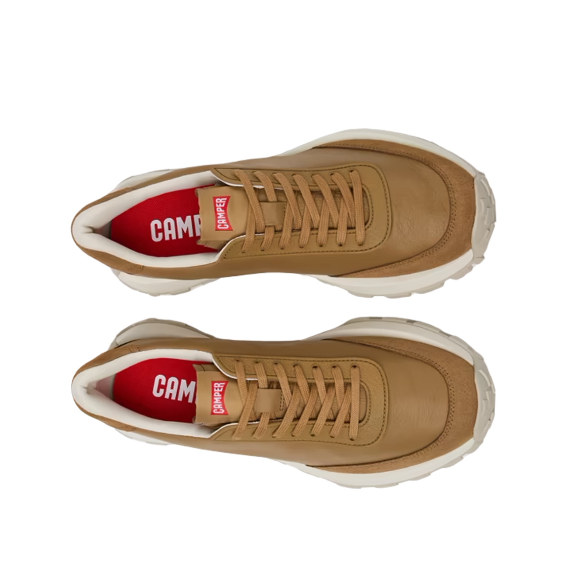 캠퍼 드리프트 트레일 비브람 레더 누벅 스니커즈 브라운(Camper Drift Trail Vibram Leather Nubuck Sneakers Brown) - 2