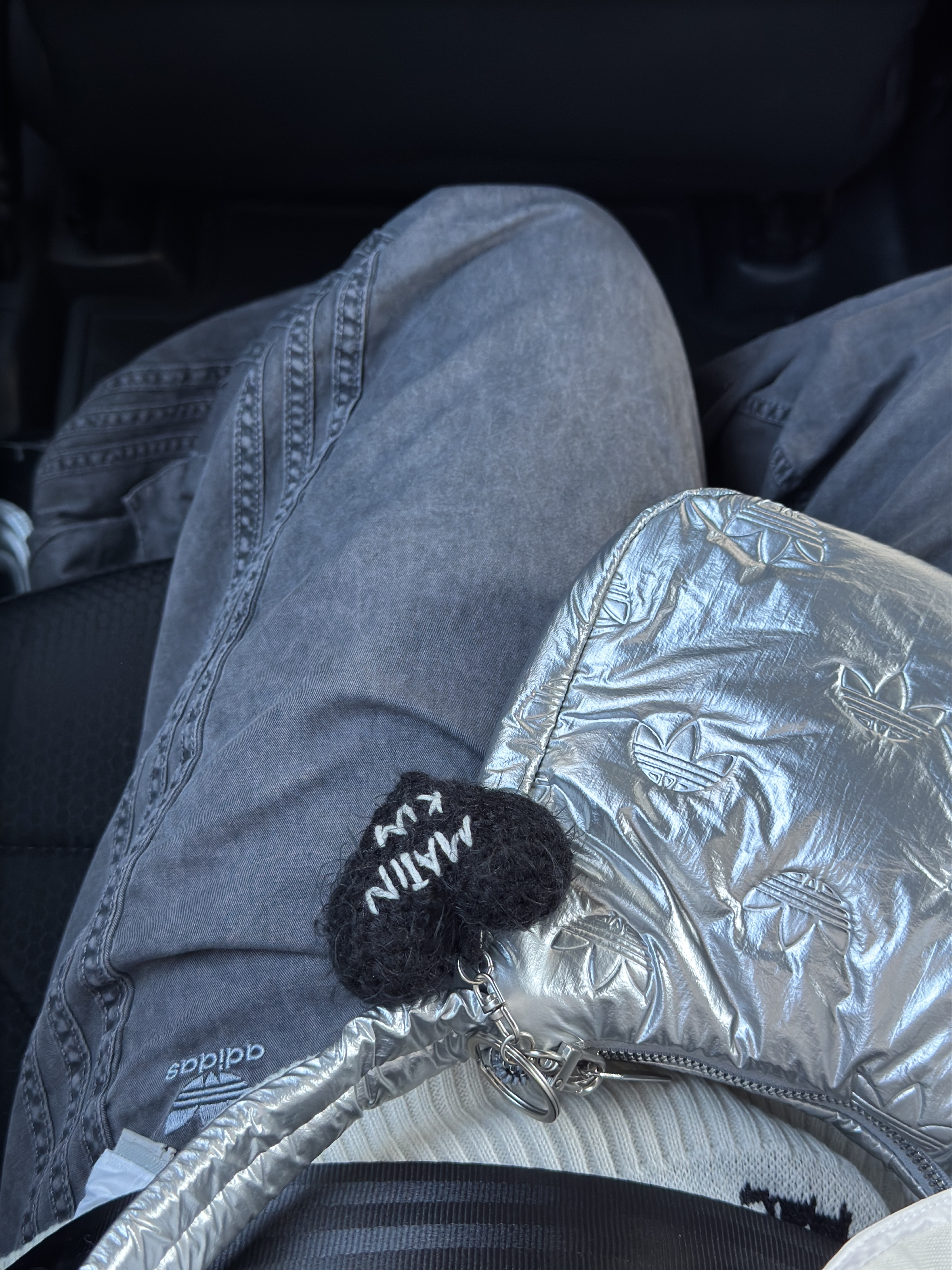 (W) Adidas Adilenium Season 2 Cargo Pants Gender Neutral Black - KR Sizing 착용 스타일
