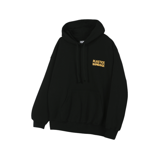 PCHB Plastick Bandage Plower Circle Logo Hoodie Black