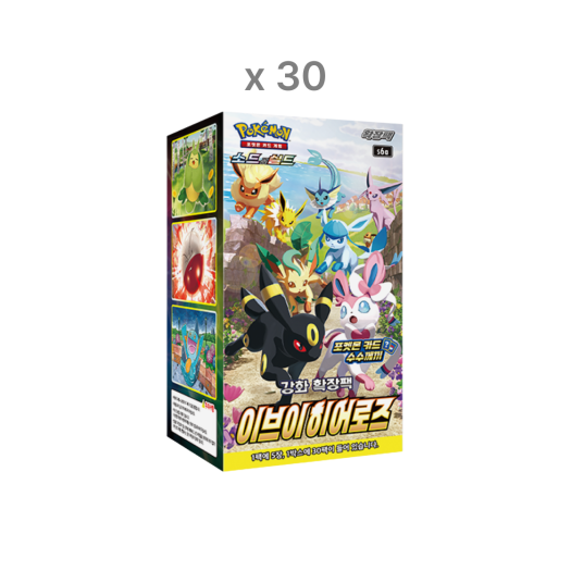 Pokemon Card Game Sword & Shield Enhanced Expansion Pack Eevee Heroes 30 Boxes (Total Pack of 900)