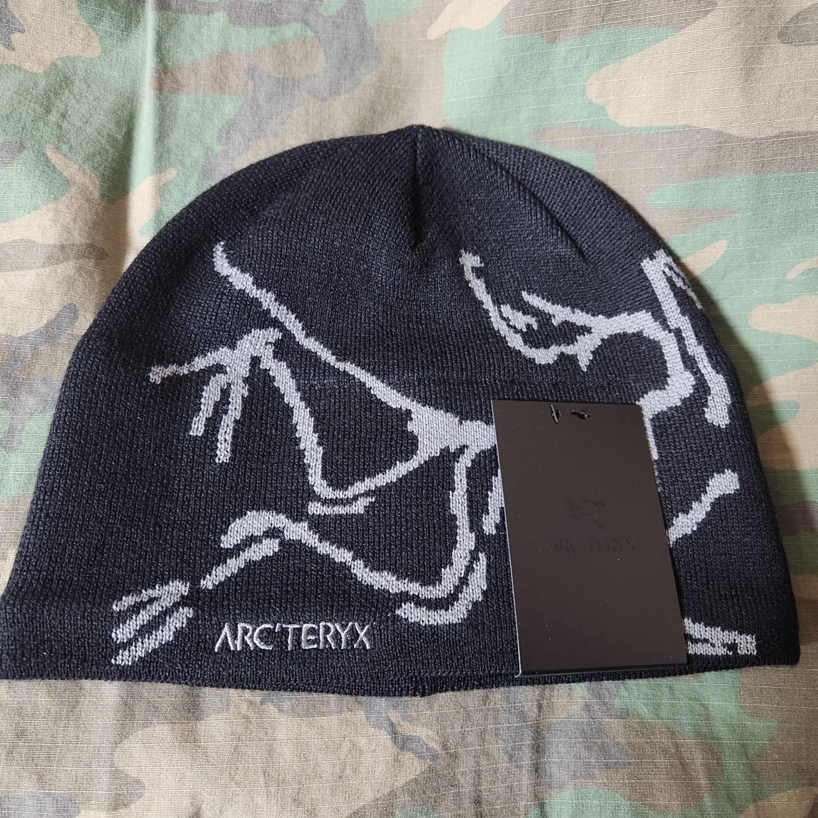 Arc'teryx Bird Head Toque Black Void 착용 스타일