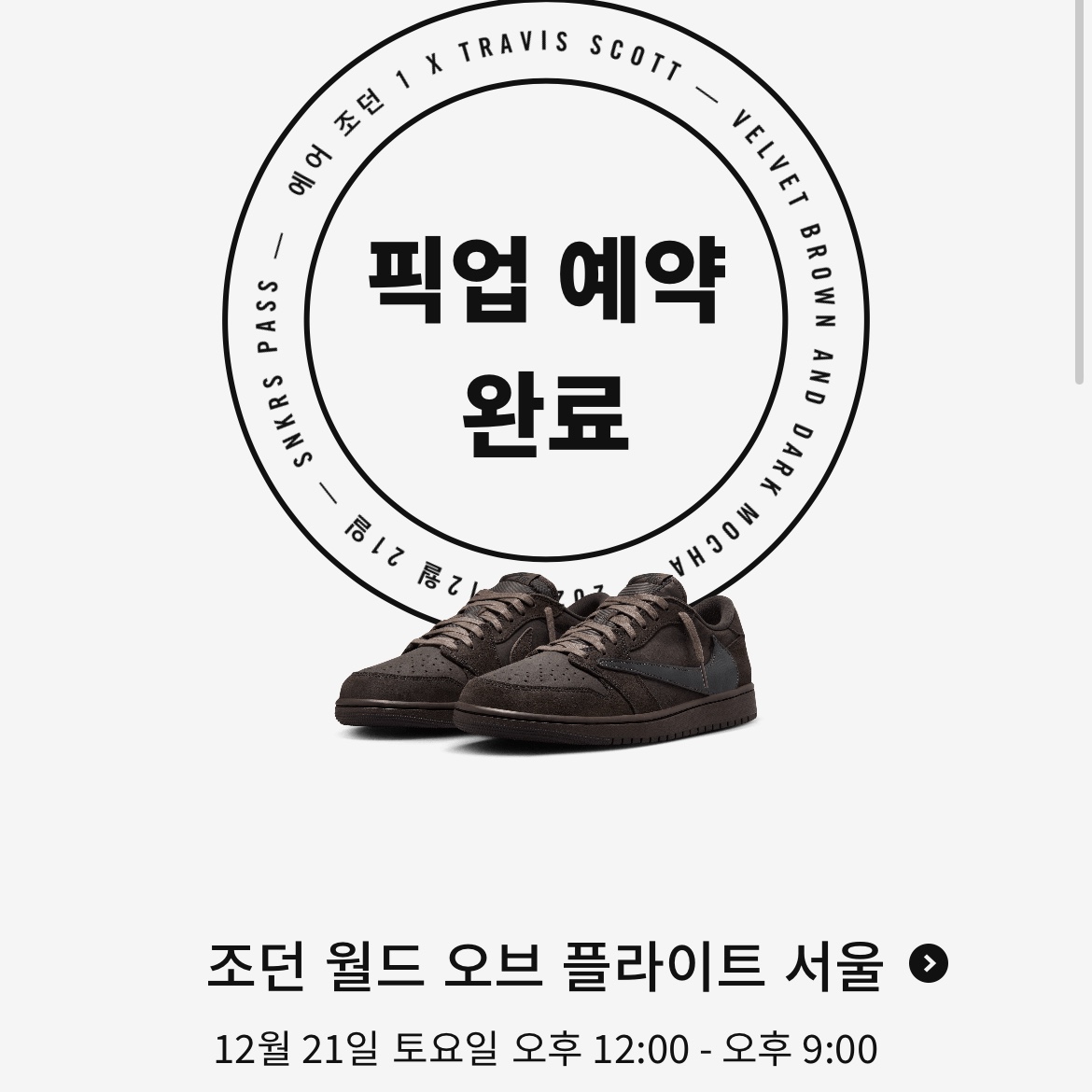 Jordan 1 x Travis Scott Retro Low OG SP Velvet Brown and Dark Mocha 착용 스타일