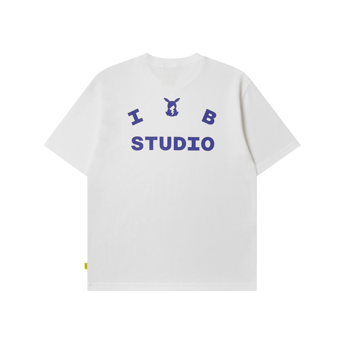 - IAB Studio x Pokemon Pikachu T-Shirt White Navy - 대표 이미지 #1