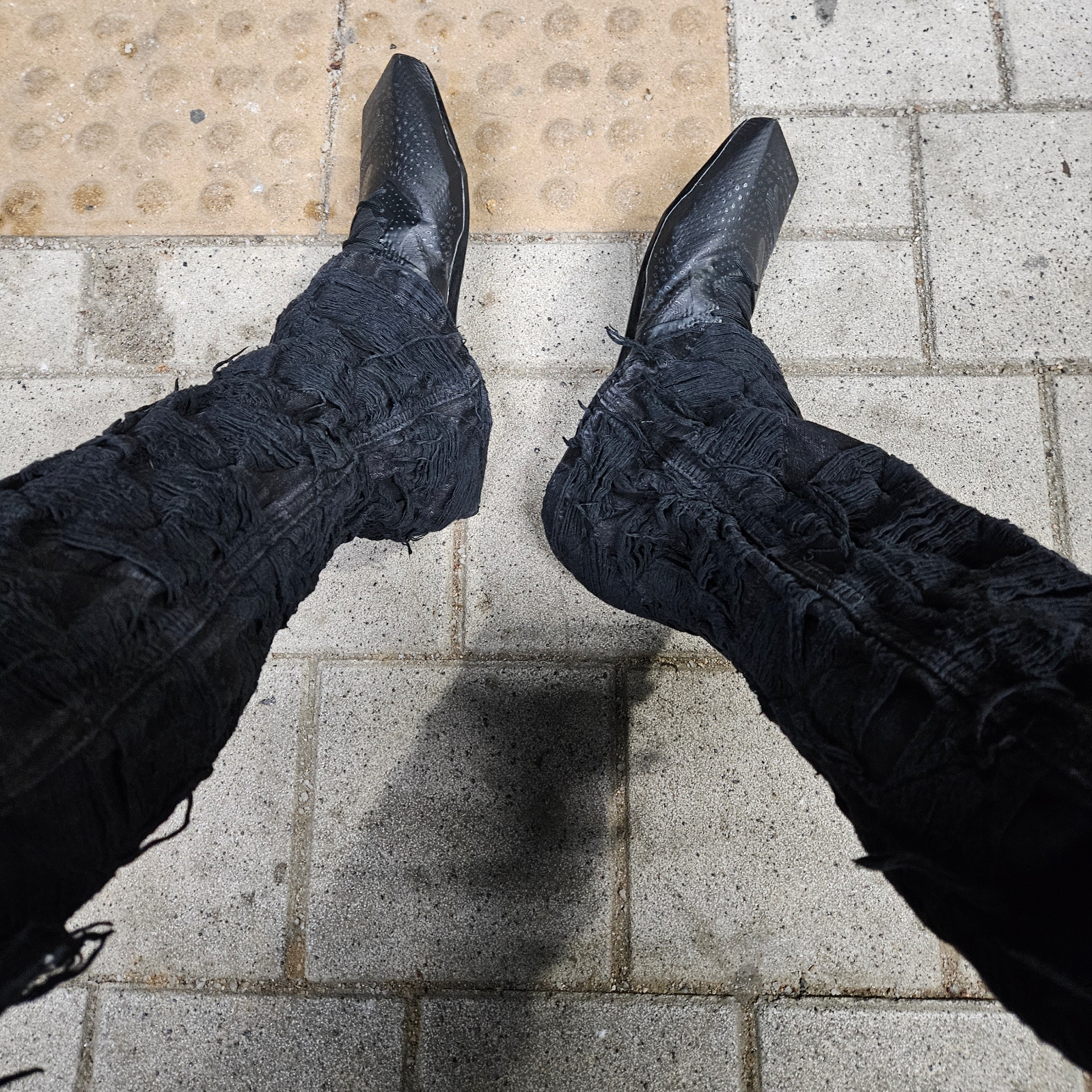 Puma x Coperni 90SQR Black 착용 스타일 - 3