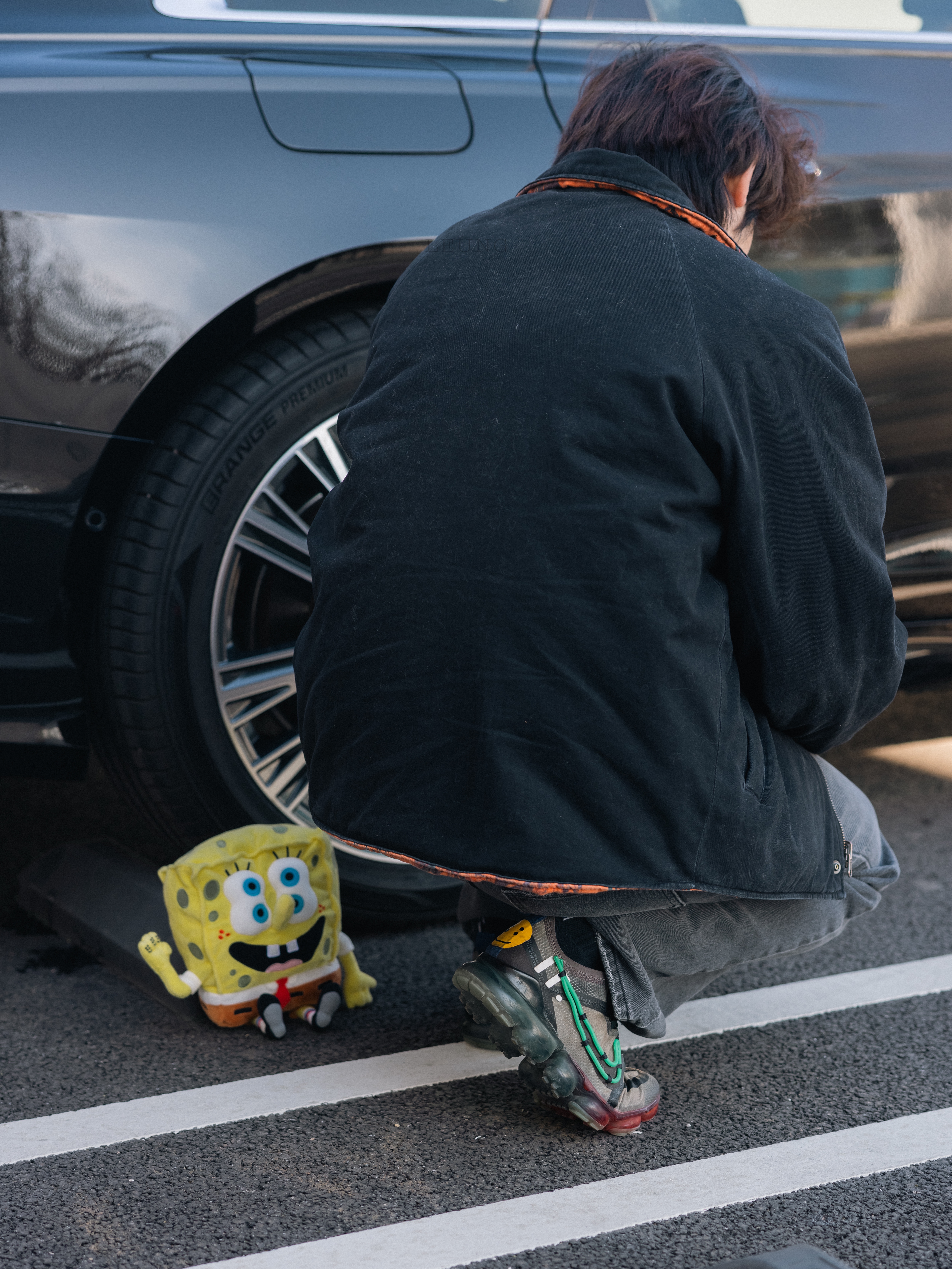 Uniqlo UT x CPFM x SpongeBob Plush Toy SpongeBob, (W) Nike x Cactus Plant Flea Market Air VaporMax 2019 착용 스타일 - 4
