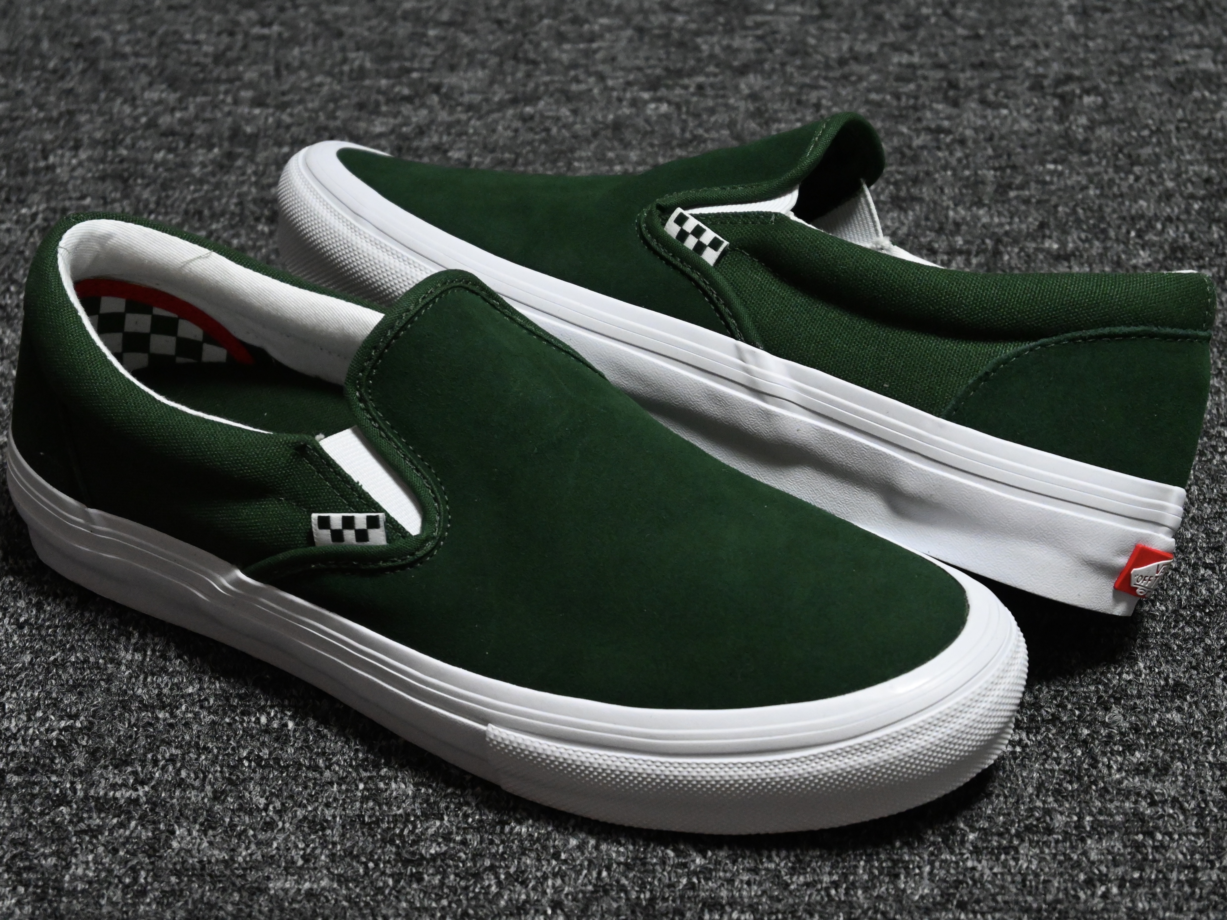 Vans Skate Slip-On Wrapped Green 착용 스타일