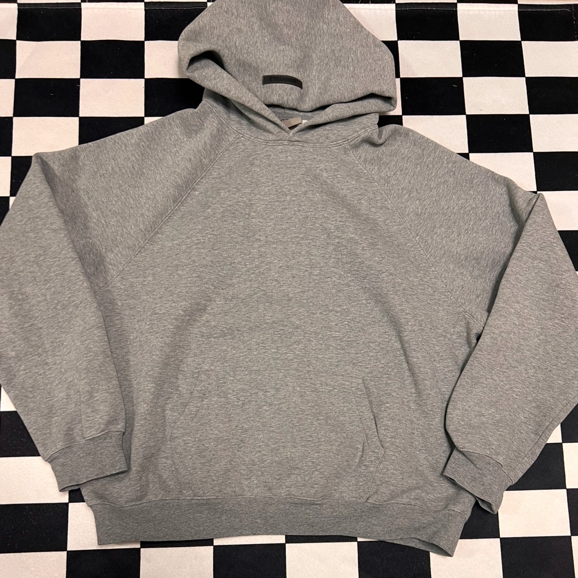 Essentials Pull-Over Hoodie Heather Oatmeal - 21SS 착용 스타일 - 2