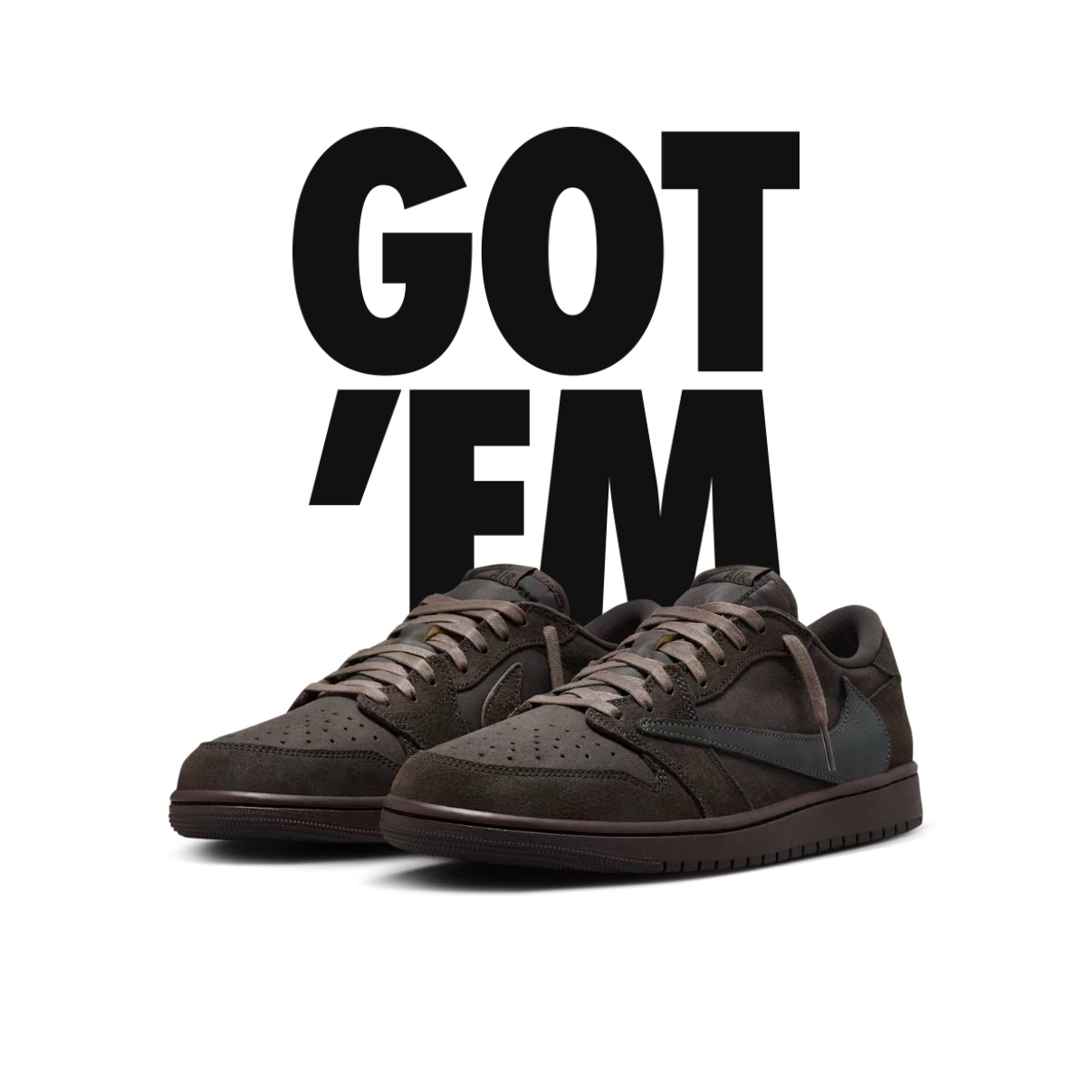 Jordan 1 x Travis Scott Retro Low OG SP Velvet Brown and Dark Mocha 착용 스타일