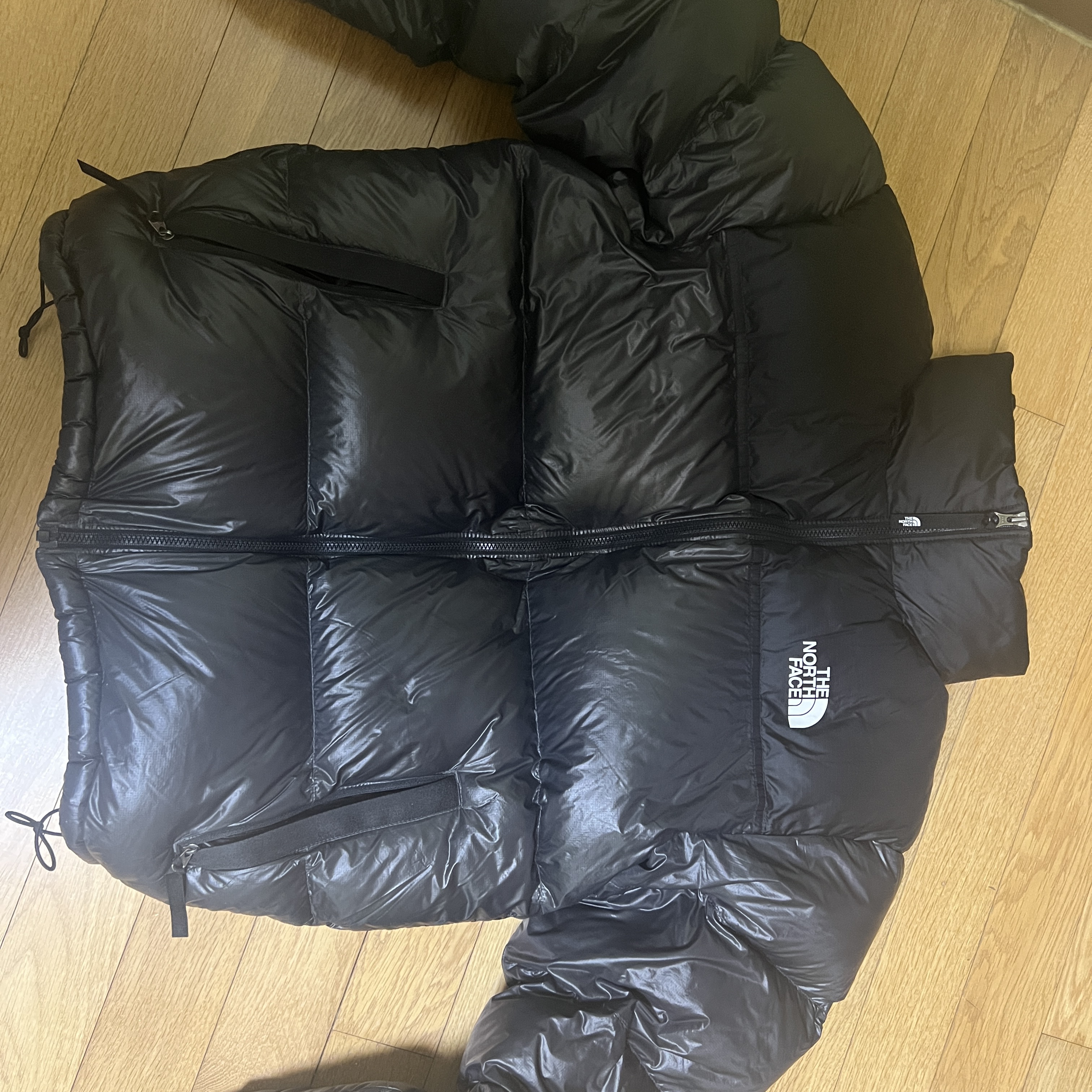 The North Face 1996 Nuptse Air Down Jacket Charcoal - 24FW 착용 스타일