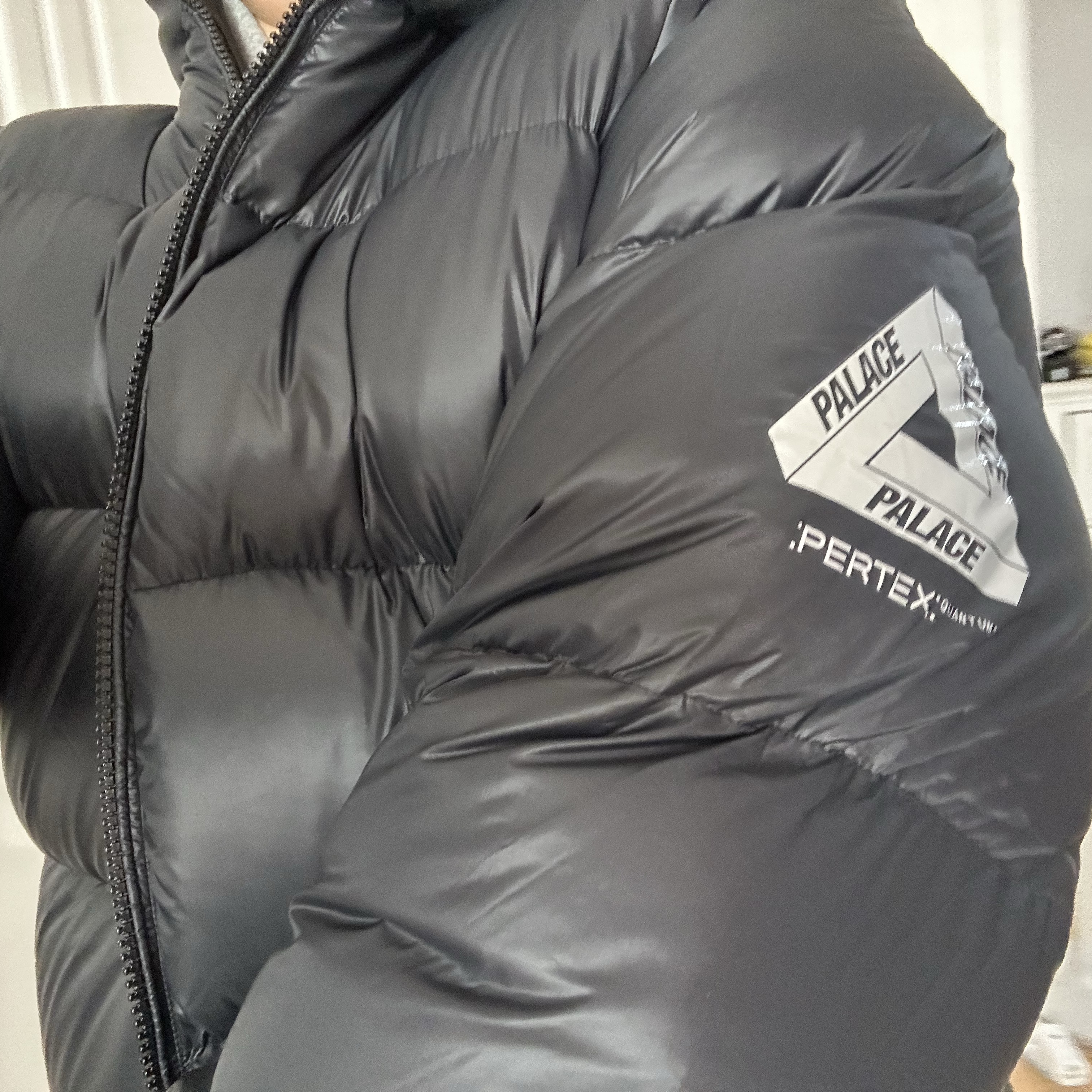 Palace Pertex Opaque Balaclava Puffa Black - 24FW 착용 스타일