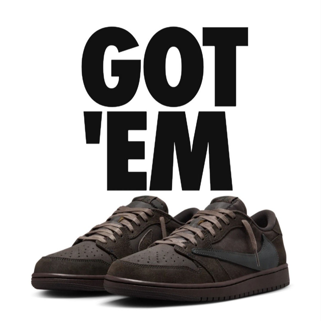 Jordan 1 x Travis Scott Retro Low OG SP Velvet Brown and Dark Mocha 착용 스타일