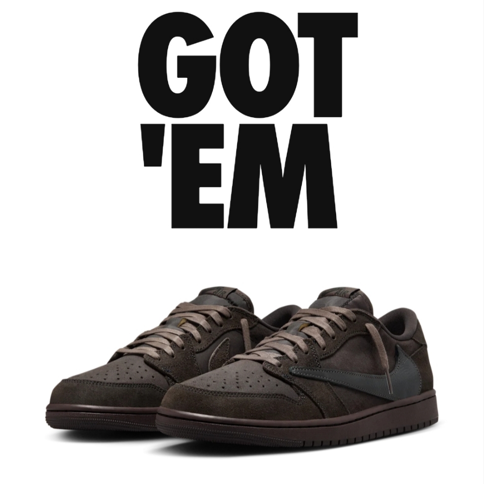 Jordan 1 x Travis Scott Retro Low OG SP Velvet Brown and Dark Mocha 착용 스타일