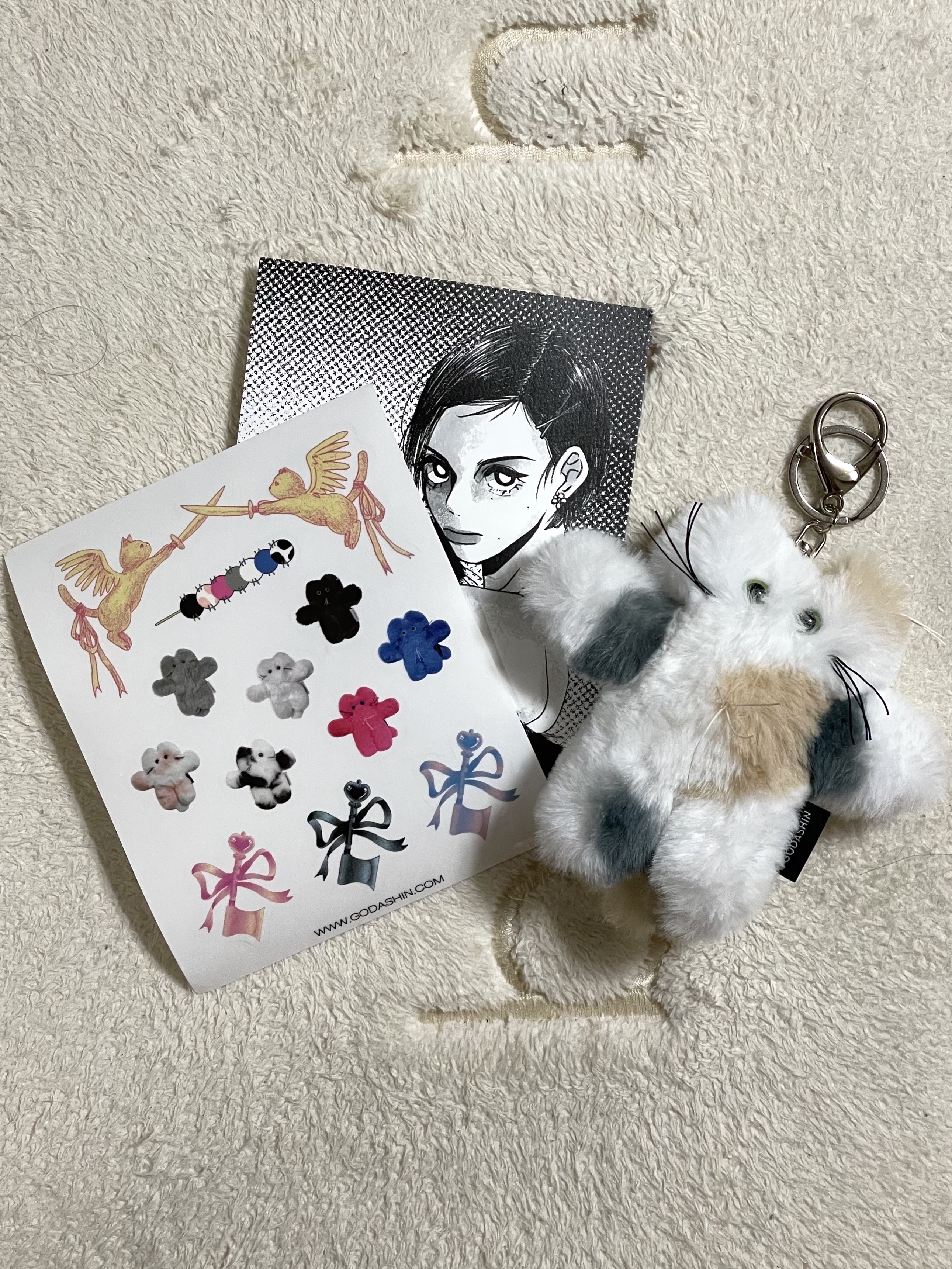 Godashin Cats Keyring White, Dr. Martens 1460 Pascal Steel Toe Overdrive Black 착용 스타일 - 4