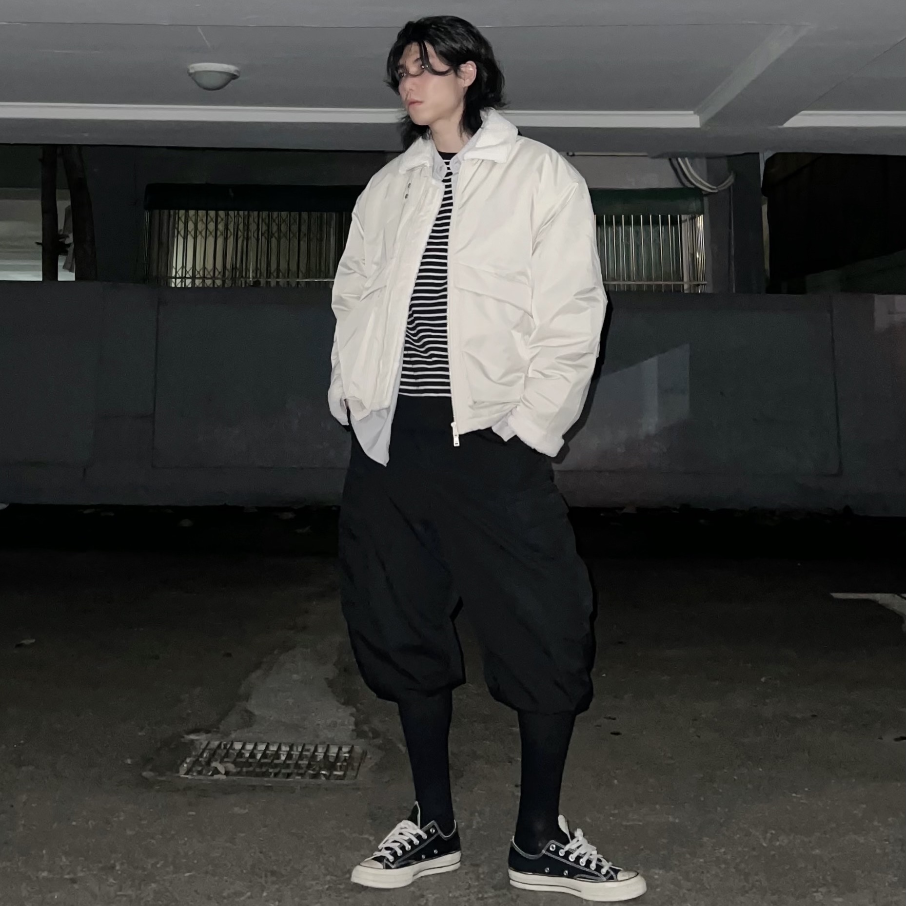 Converse Chuck 70 Ox Black - Standard 착용 스타일 - 5