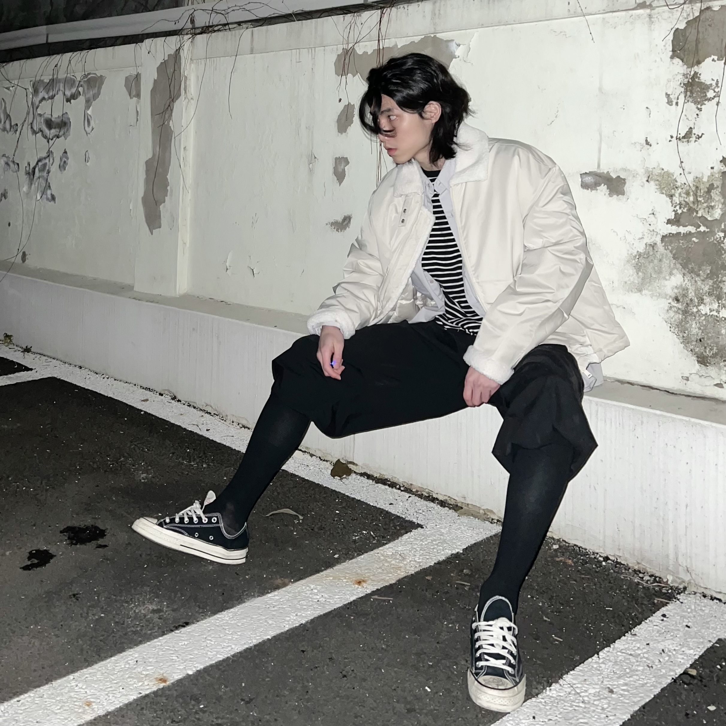 Converse Chuck 70 Ox Black - Standard 착용 스타일 - 4