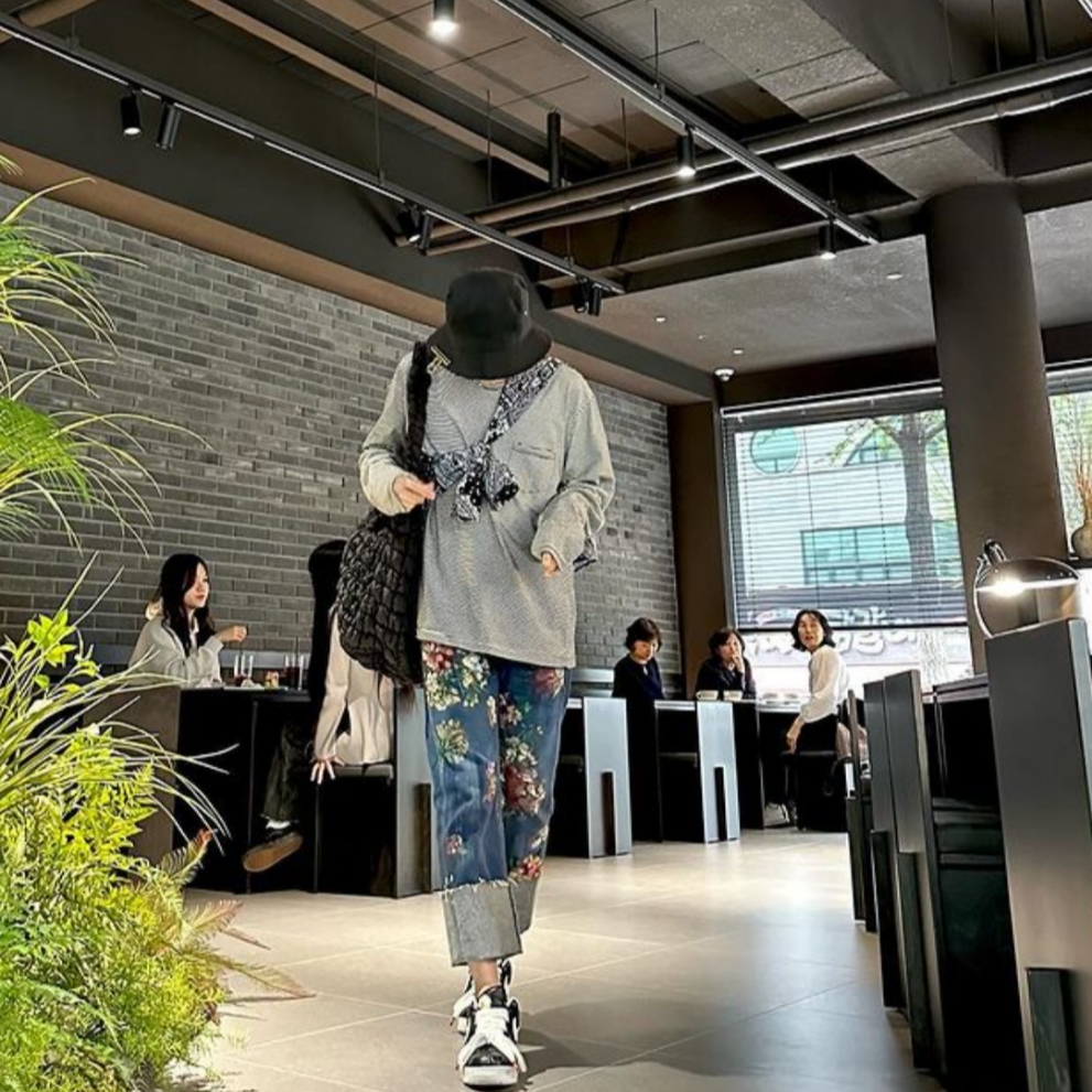 Nike x Peaceminusone Air Force 1 Low Para-Noise, Peaceminusone Canvas Bucket Hat #1 Black 착용 스타일 - 3