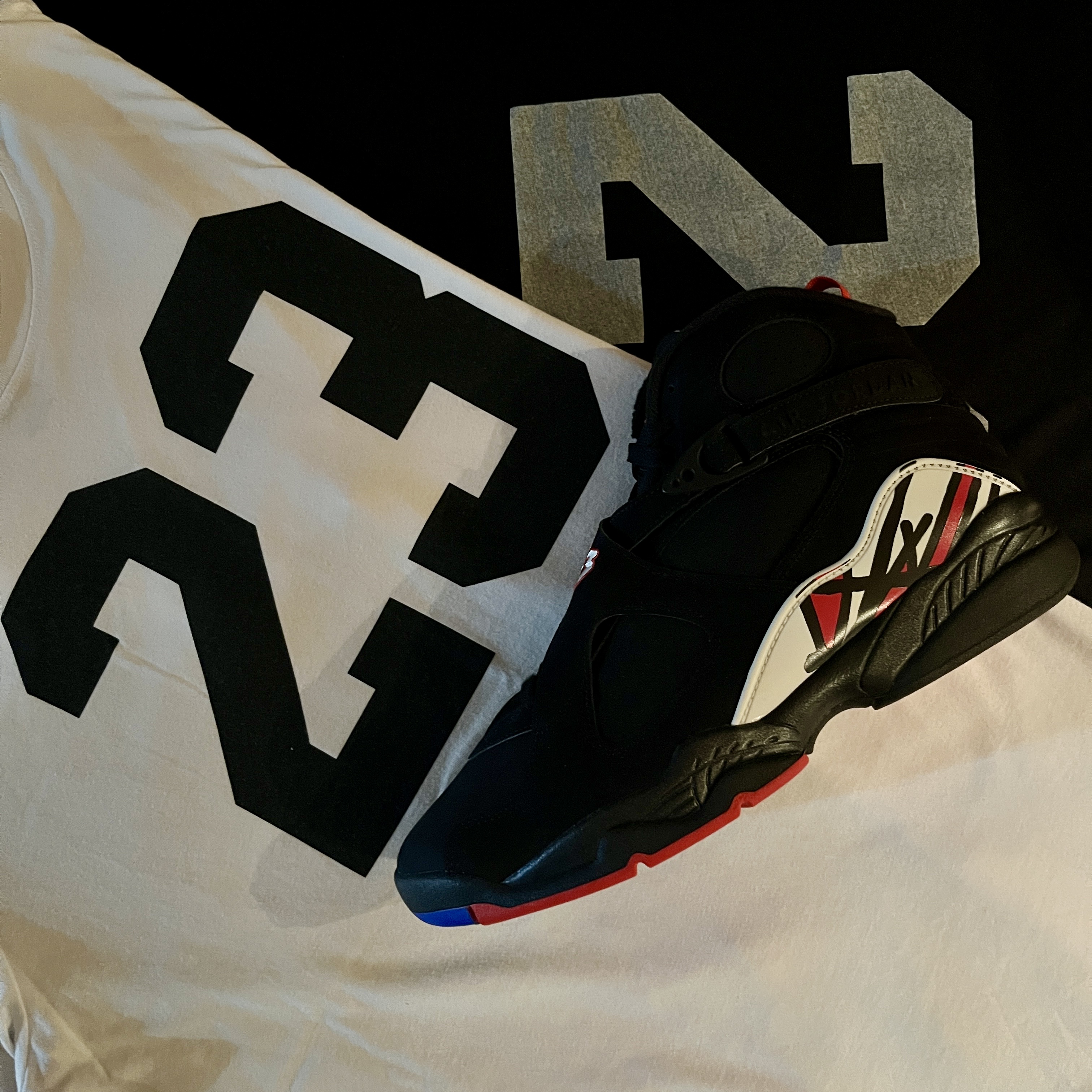 Jordan 11 Retro Low Concord, Jordan 8 Retro Playoffs 2023 착용 스타일 - 2
