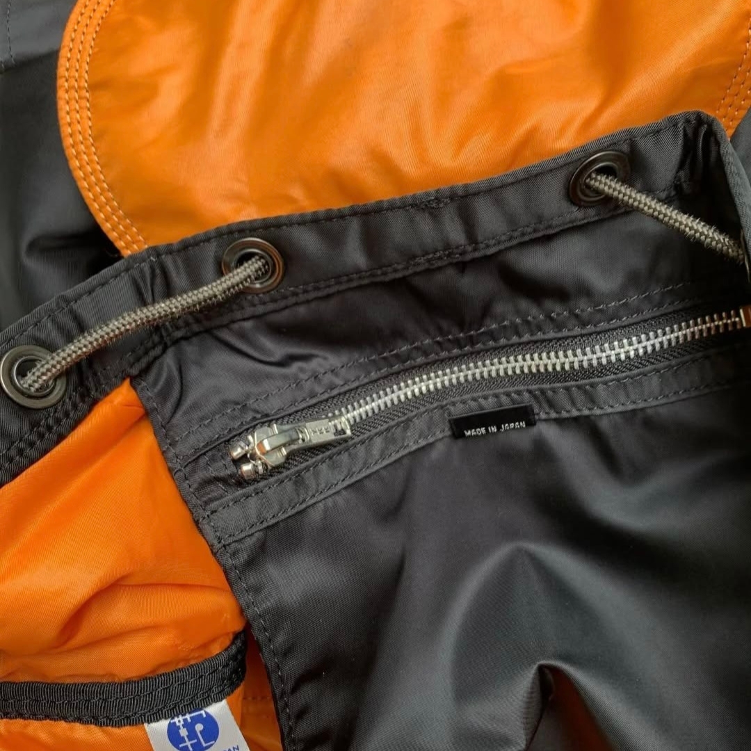 Porter All New Tanker Rucksack Black 착용 스타일 - 4