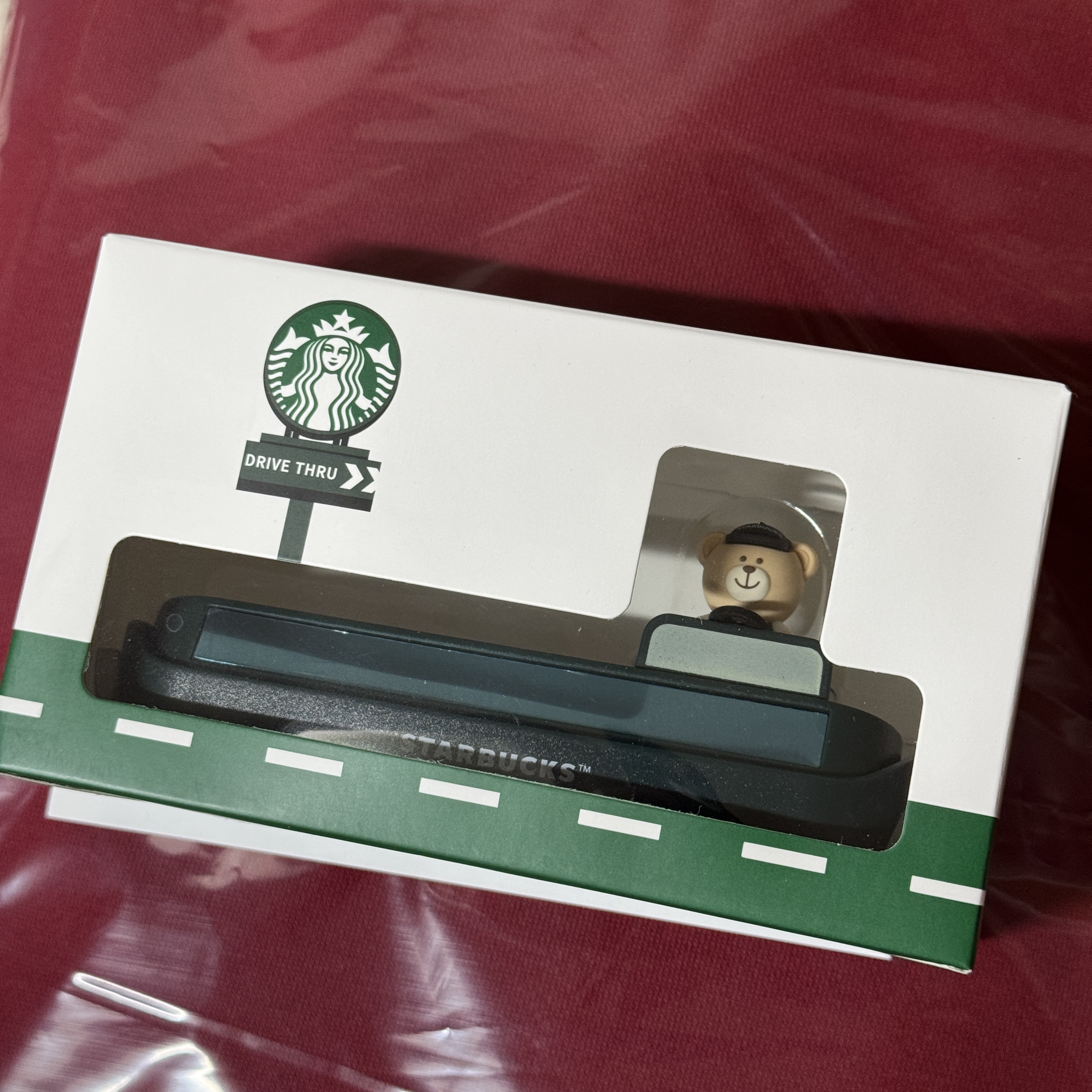Starbucks Bearista Parking Number Plate 착용 스타일