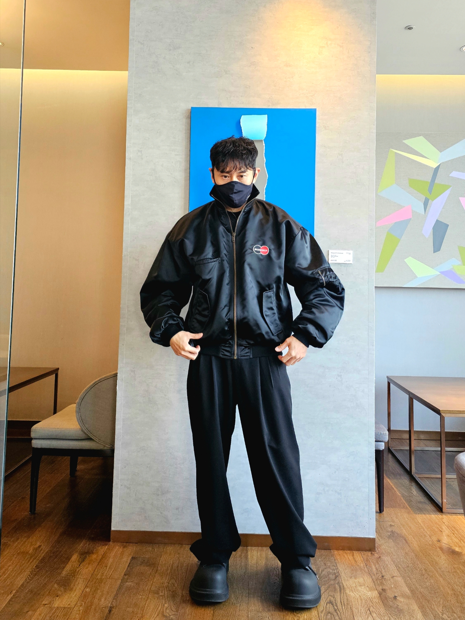 Balenciaga Steroid Derby Black 착용 스타일 - 2
