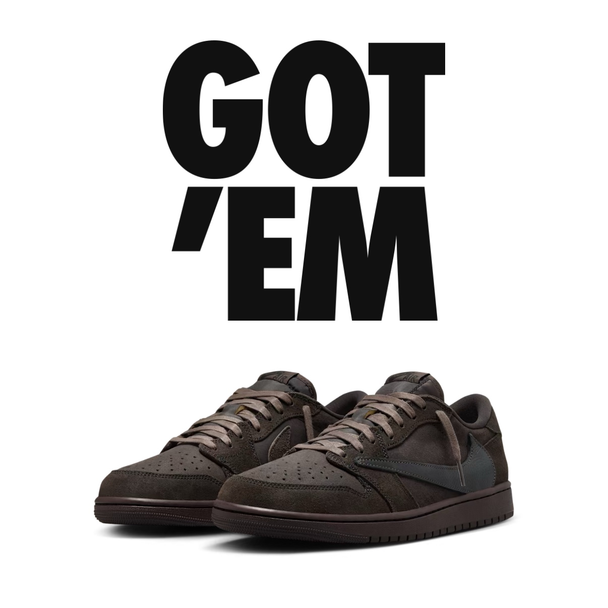 Jordan 1 x Travis Scott Retro Low OG SP Velvet Brown and Dark Mocha 착용 스타일