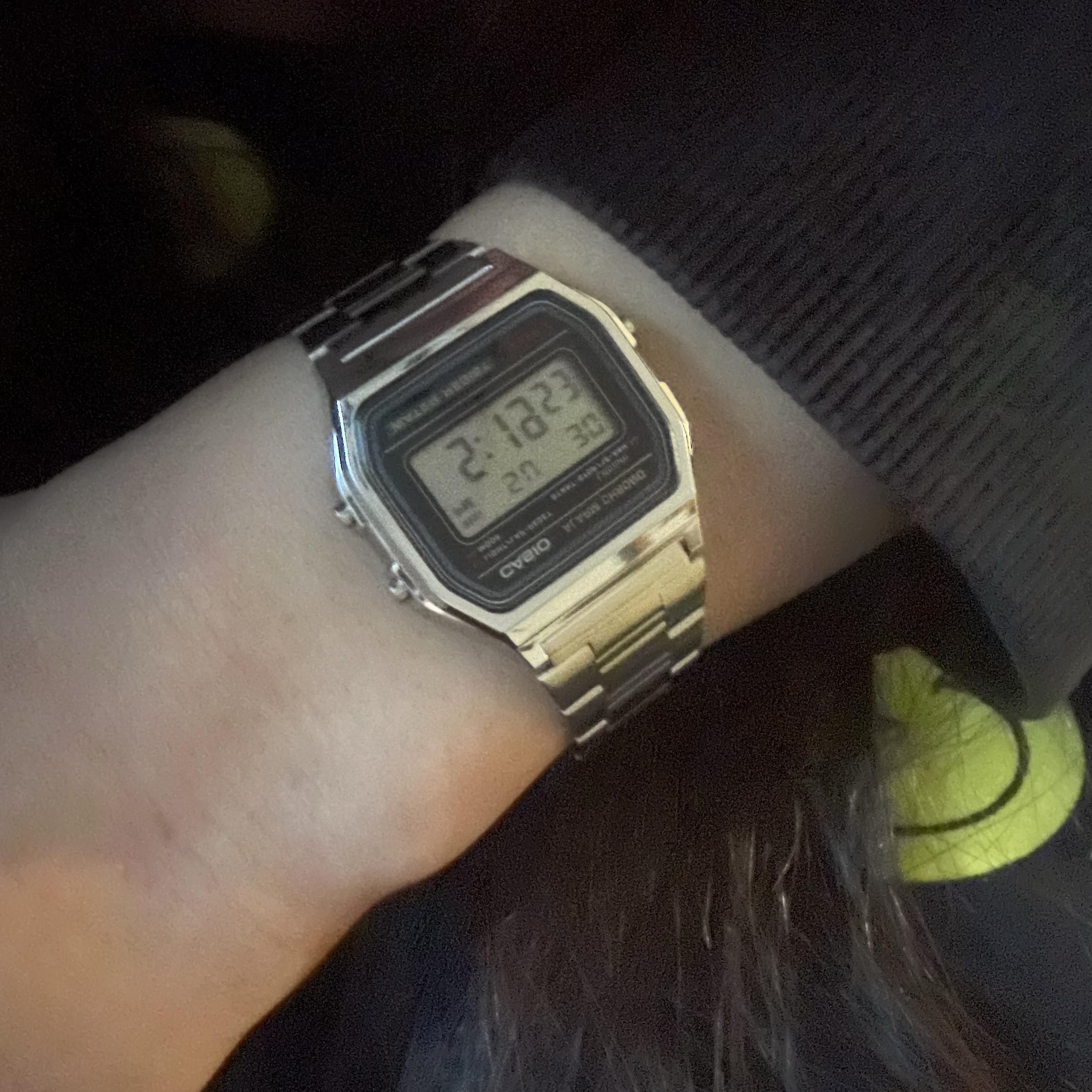 Casio A-158WA-1 착용 스타일 - 1