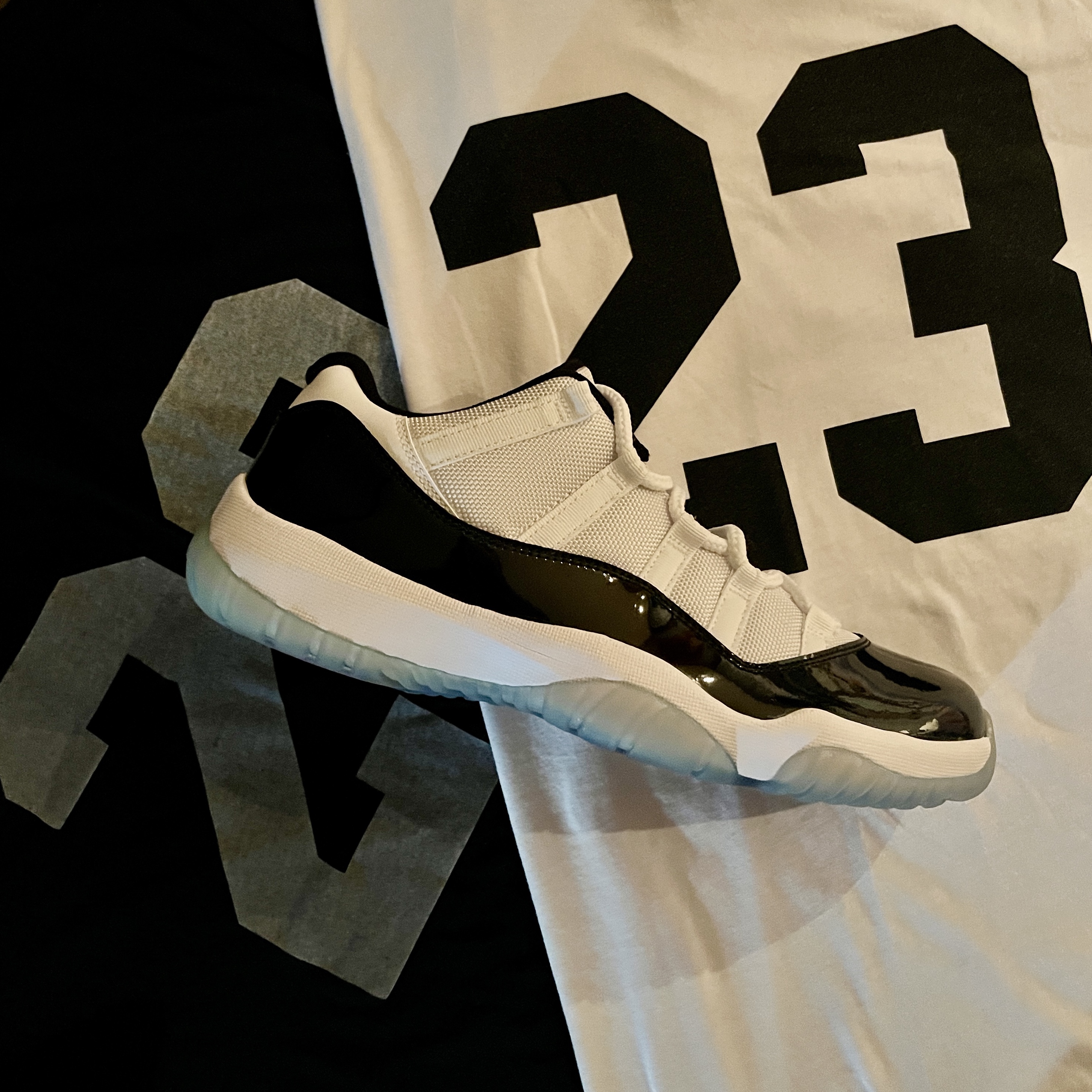 Jordan 11 Retro Low Concord, Jordan 8 Retro Playoffs 2023 착용 스타일 - 1