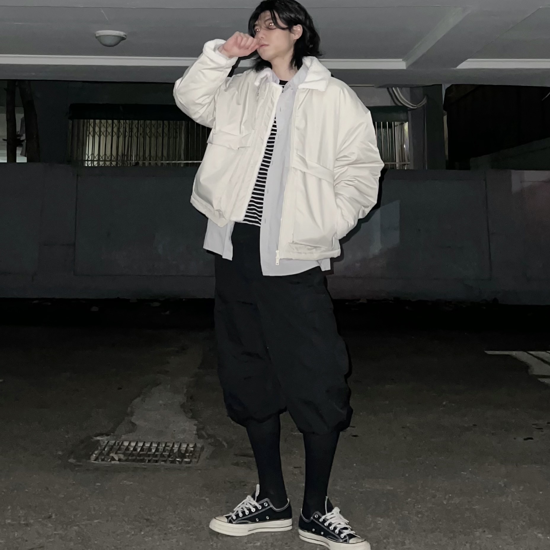 Converse Chuck 70 Ox Black - Standard 착용 스타일 - 1