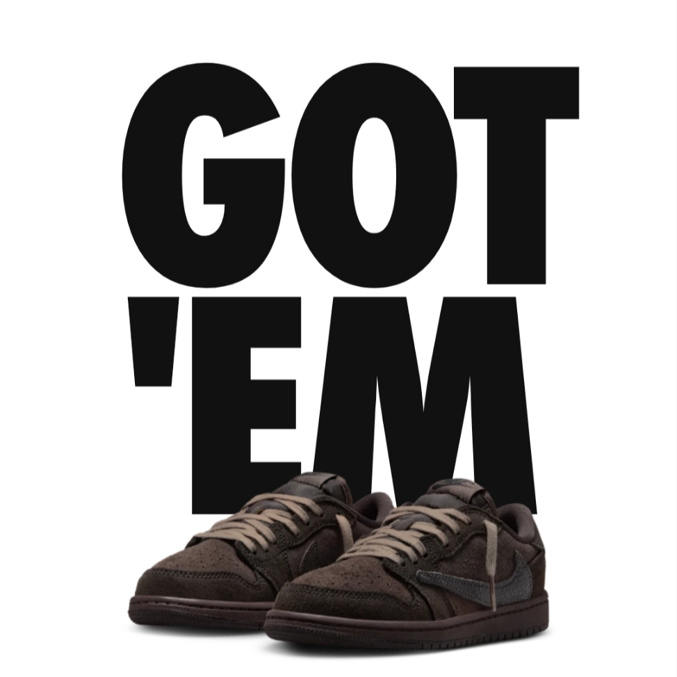 (PS) Jordan 1 x Travis Scott Retro Low OG SP Velvet Brown and Dark Mocha 착용 스타일