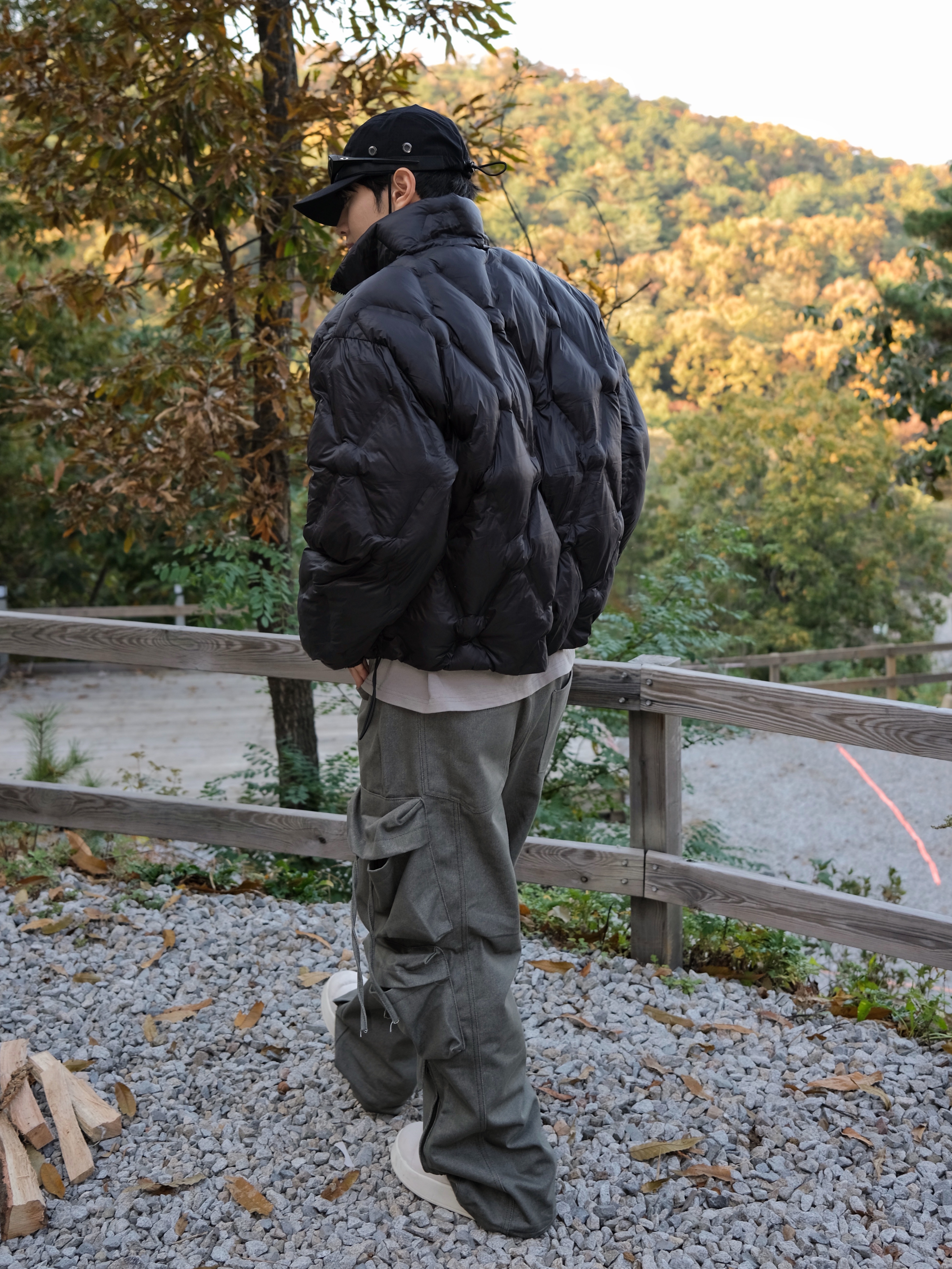 Oakley Eye Jacket Redux Matte Black Frame Prizm Grey Lenses High Bridge Fit 착용 스타일 - 6