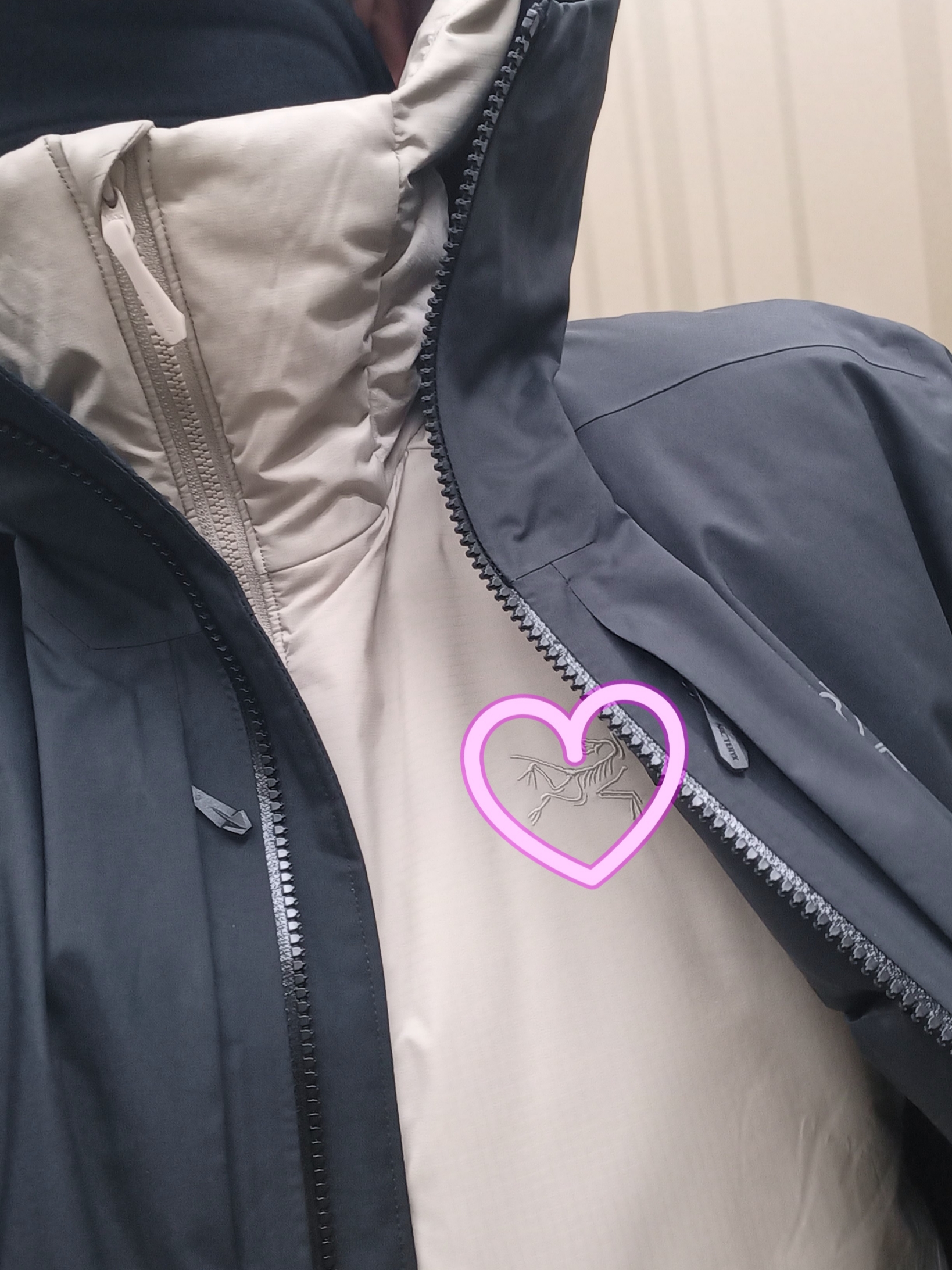 Arc'teryx Atom Heavyweight Hoody Rune, Arc'teryx Small Bird Cap Black 착용 스타일 - 4
