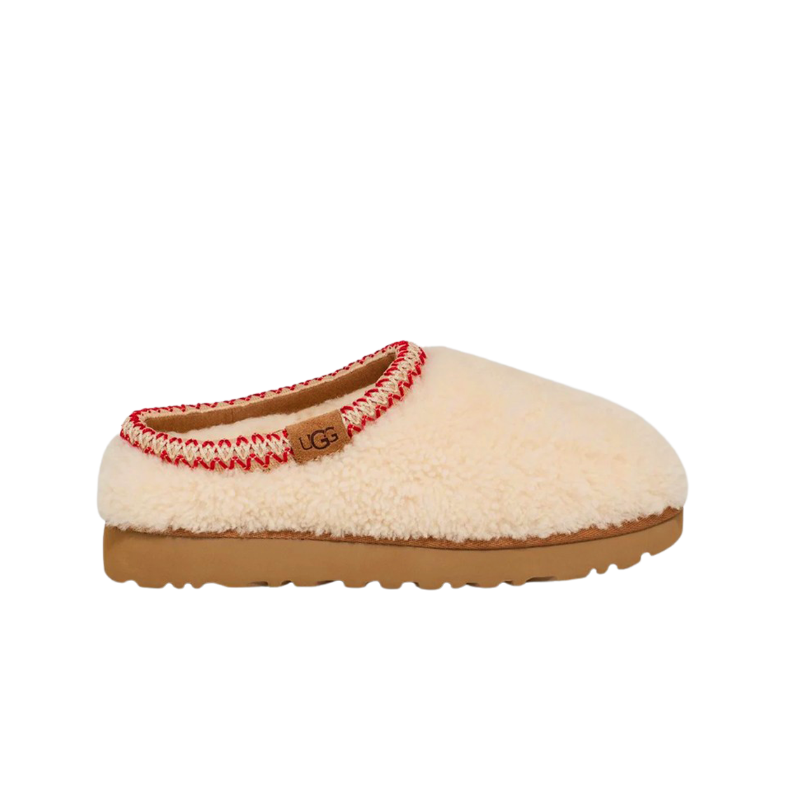 (W) 어그 맥시 컬리 타스만 슬리퍼 내추럴((W) UGG Maxi Curly Tasman Slipper Natural)