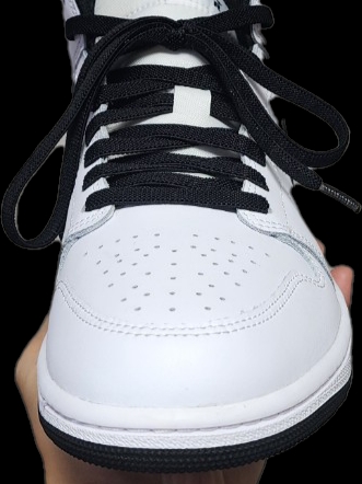Jordan 1 Mid White Black 착용 스타일