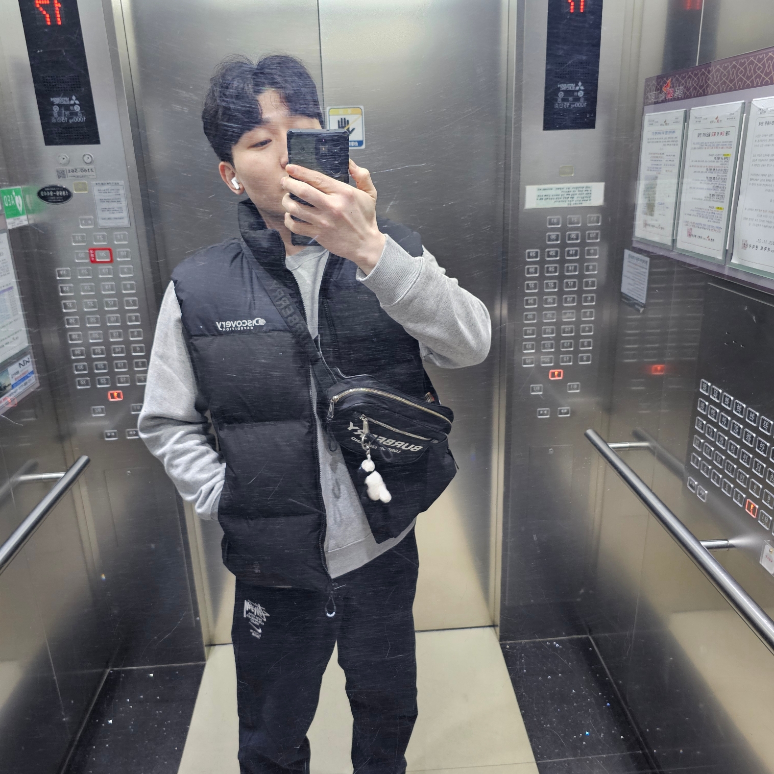 Nike x Stussy NRG ZR Fleece Pants Black - US/EU 착용 스타일