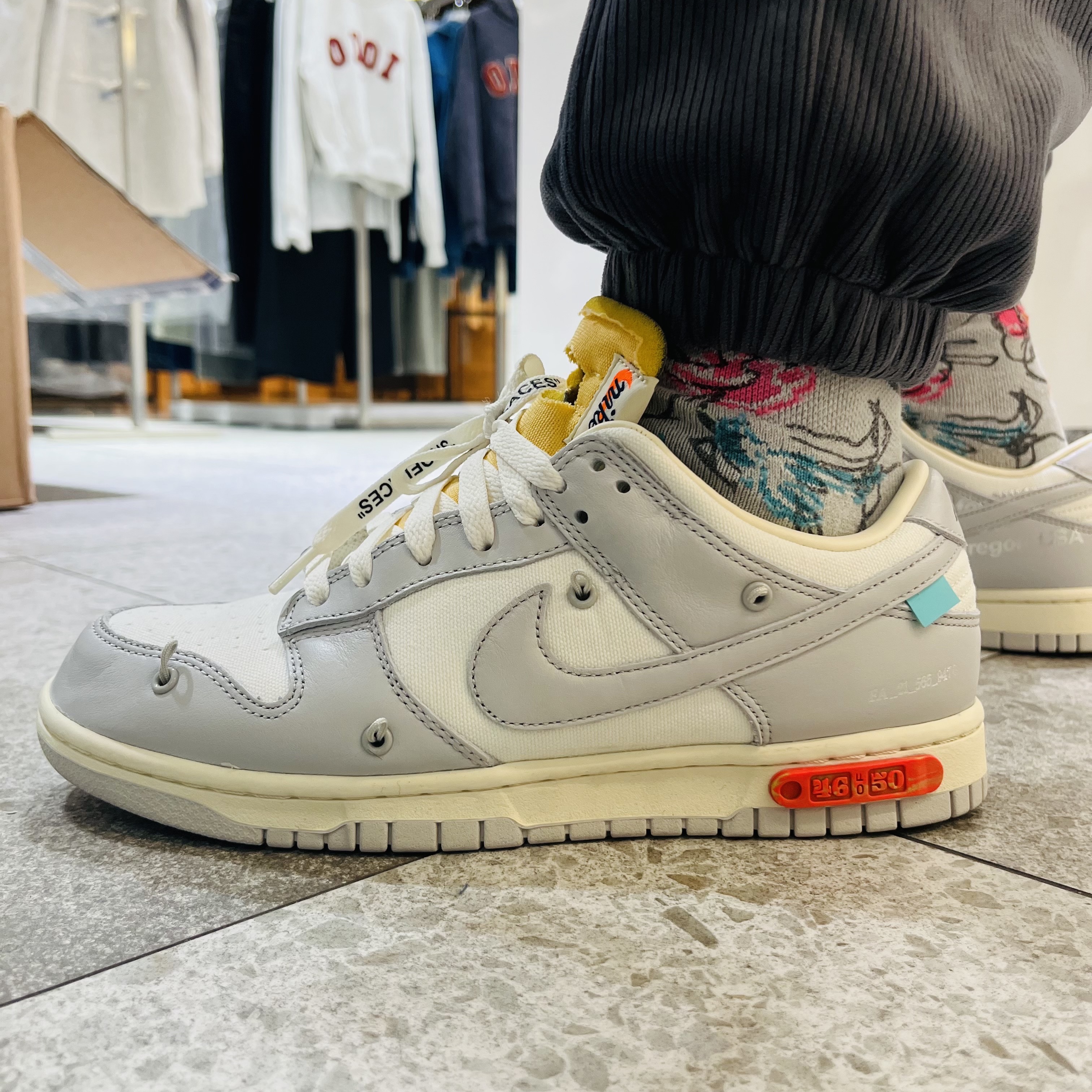 Nike x Off-White Dunk Low The 50 - Lot 46 착용 스타일