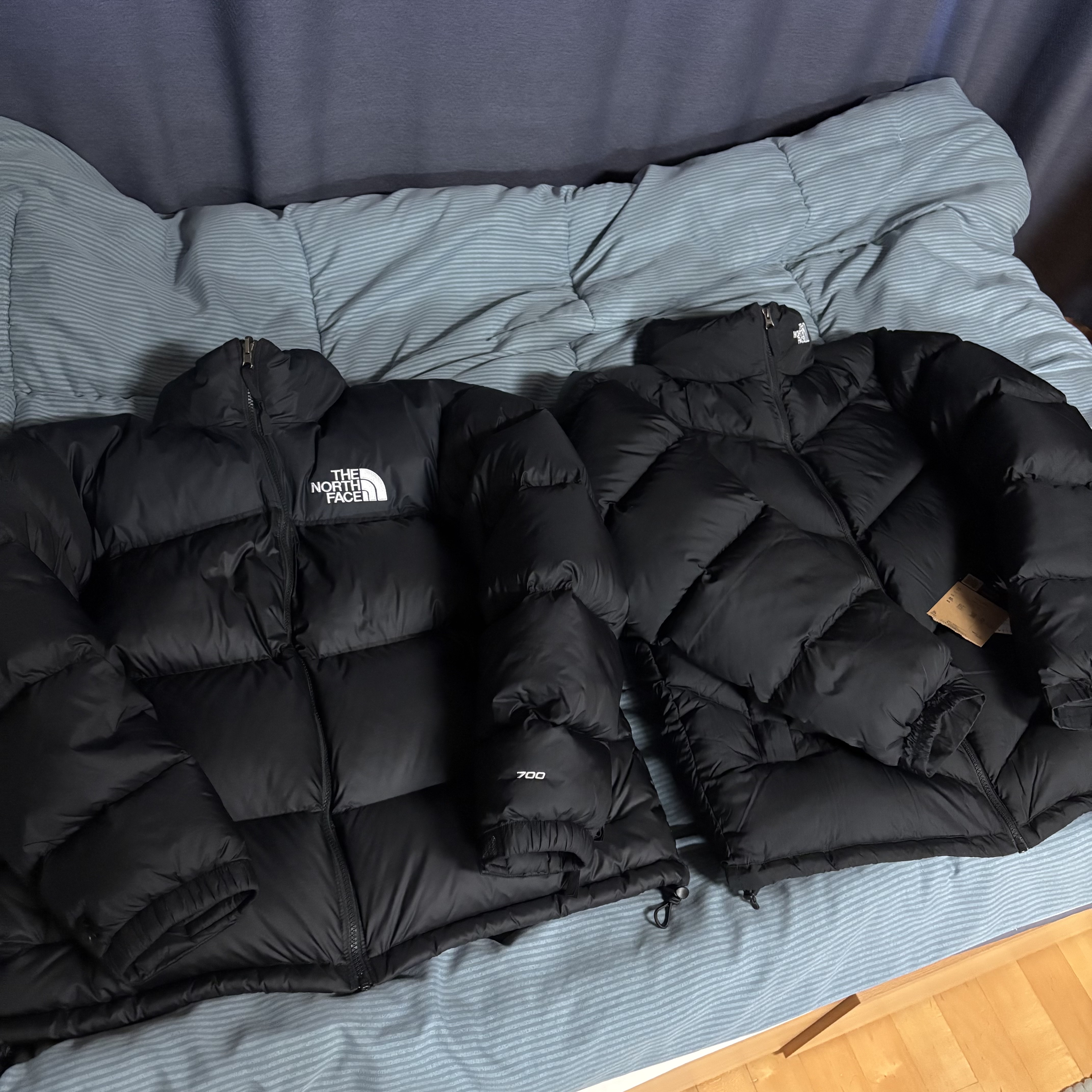 The North Face 1996 Retro Nuptse Down Jacket TNF Black, The North Face Ascent Jacket Black 착용 스타일